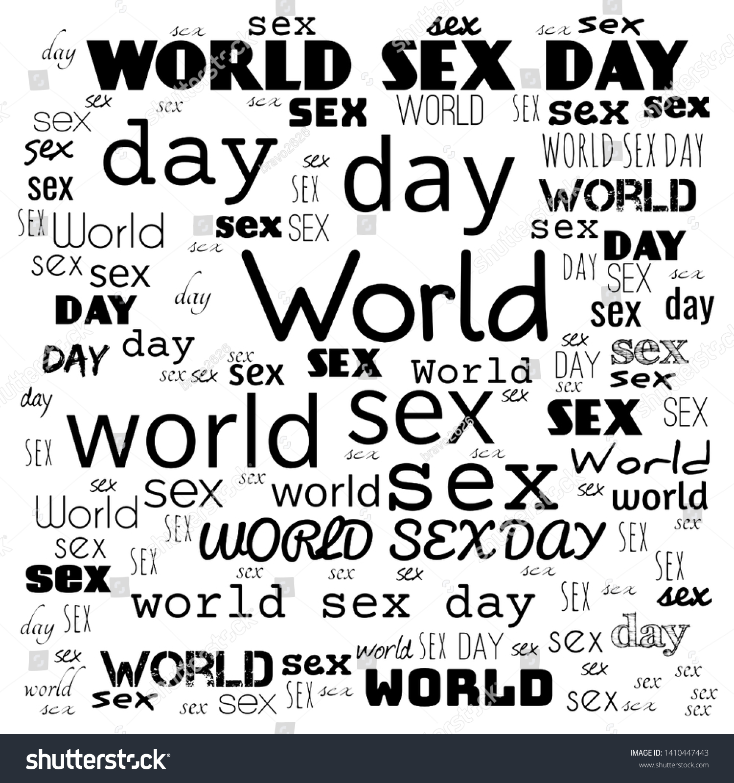 World Sex Day Word Cloudworld Sex Stock Illustration 1410447443 Shutterstock 6941