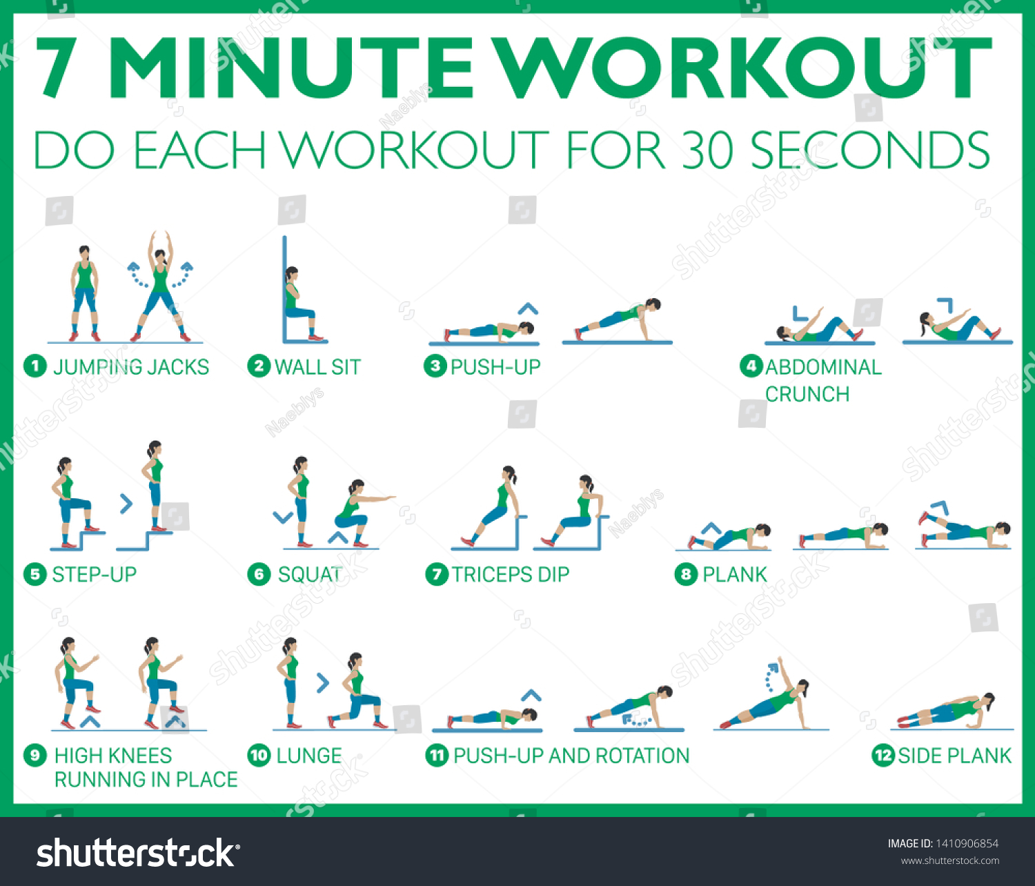 57 7 minute workout Images, Stock Photos & Vectors | Shutterstock