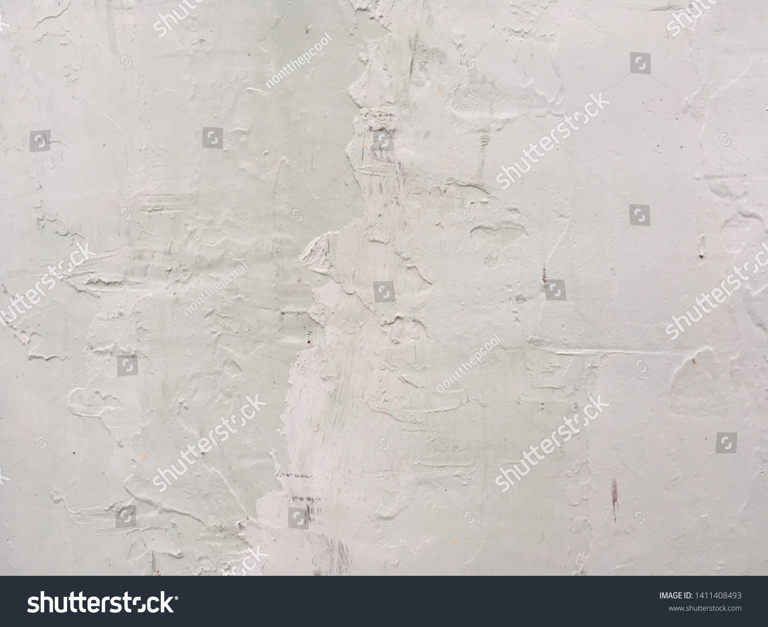 Old White Paint Wall Texture Background Stock Photo 1411408493 ...