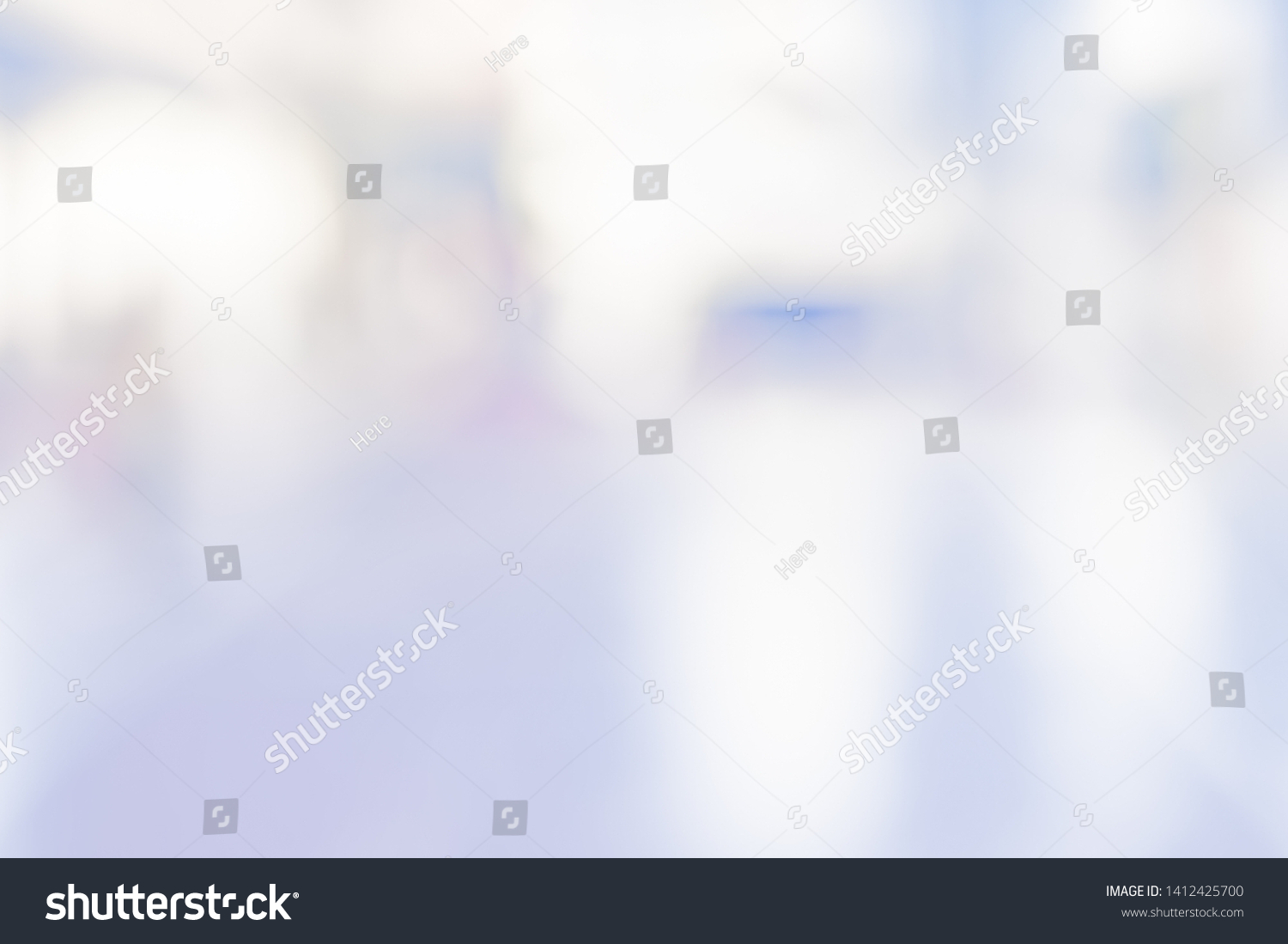 Blurred Office Background Medical Interior Stock Photo 1412425700 ...