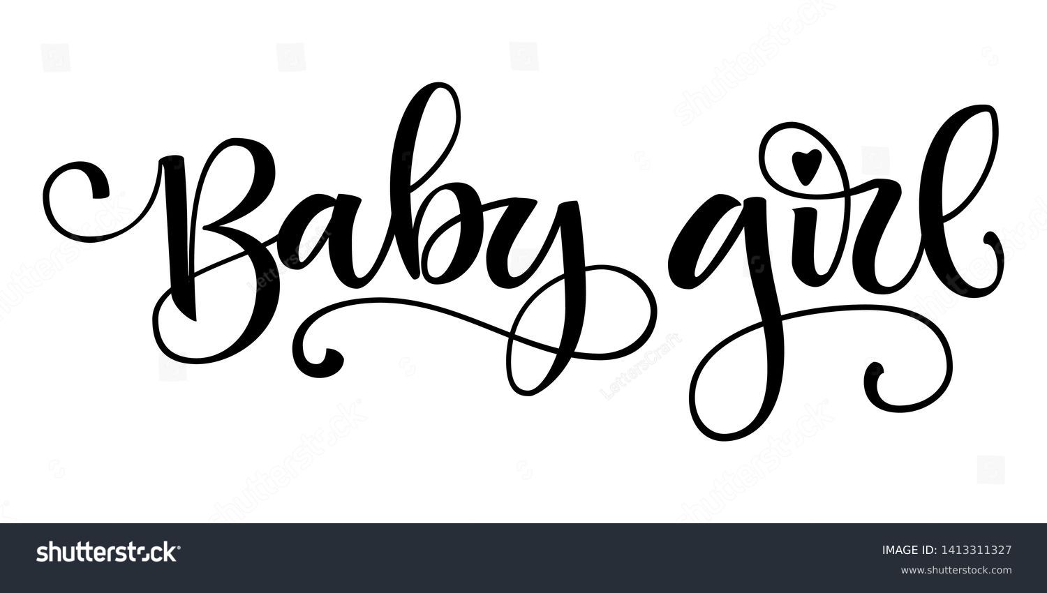 imágenes de Baby girl text font Imágenes fotos y vectores de stock Shutterstock