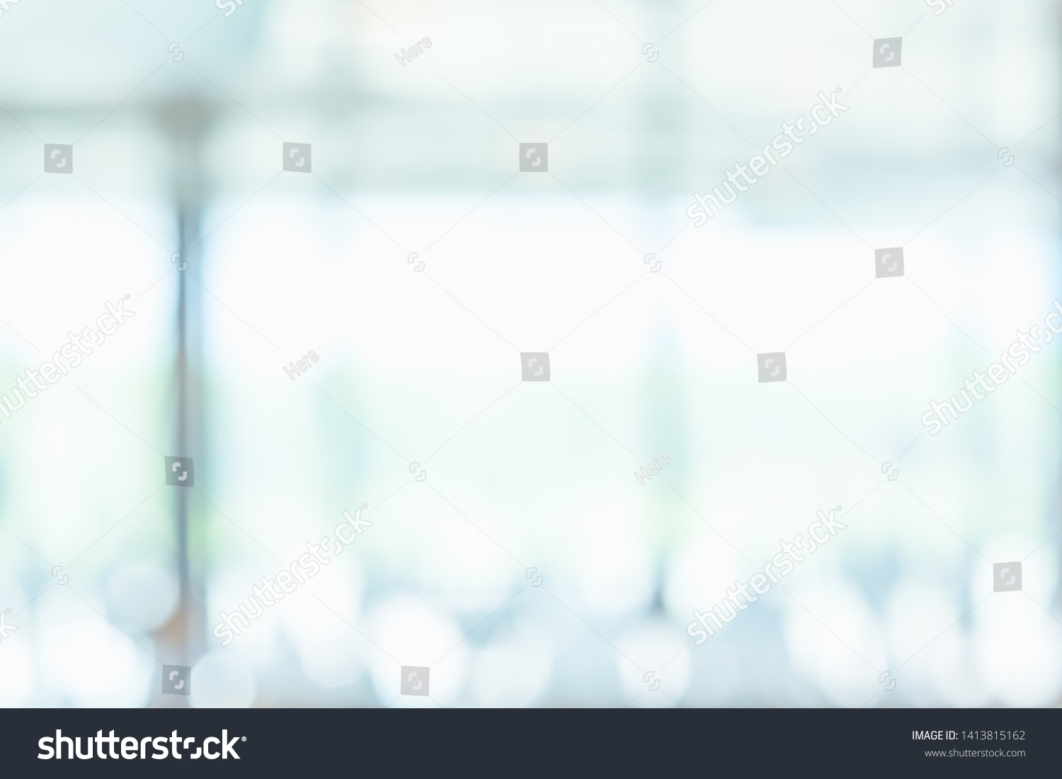 Blurred Office Background Light Business Hall Stock Photo 1413815162 ...