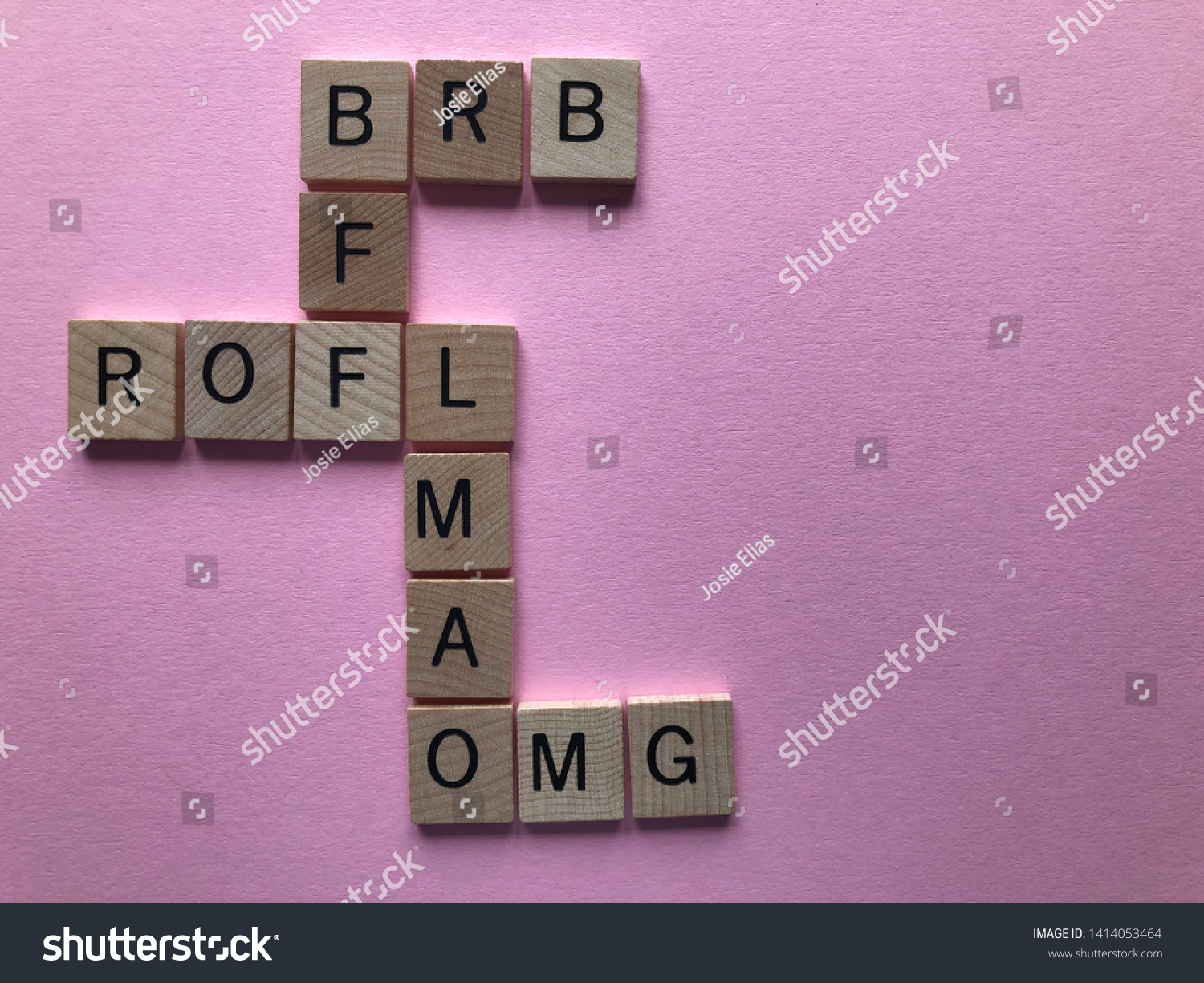 Internet Slang Acronyms Brb Be Right Stock Photo 1414053464 | Shutterstock