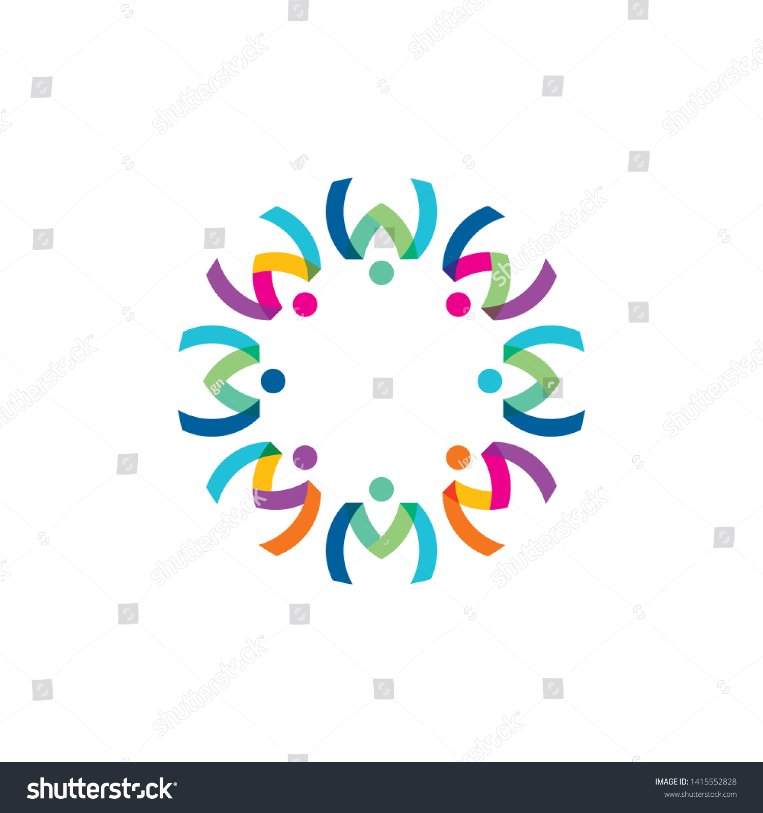 Communications Vector Logo Community Logo Group Stock Vector (Royalty ...