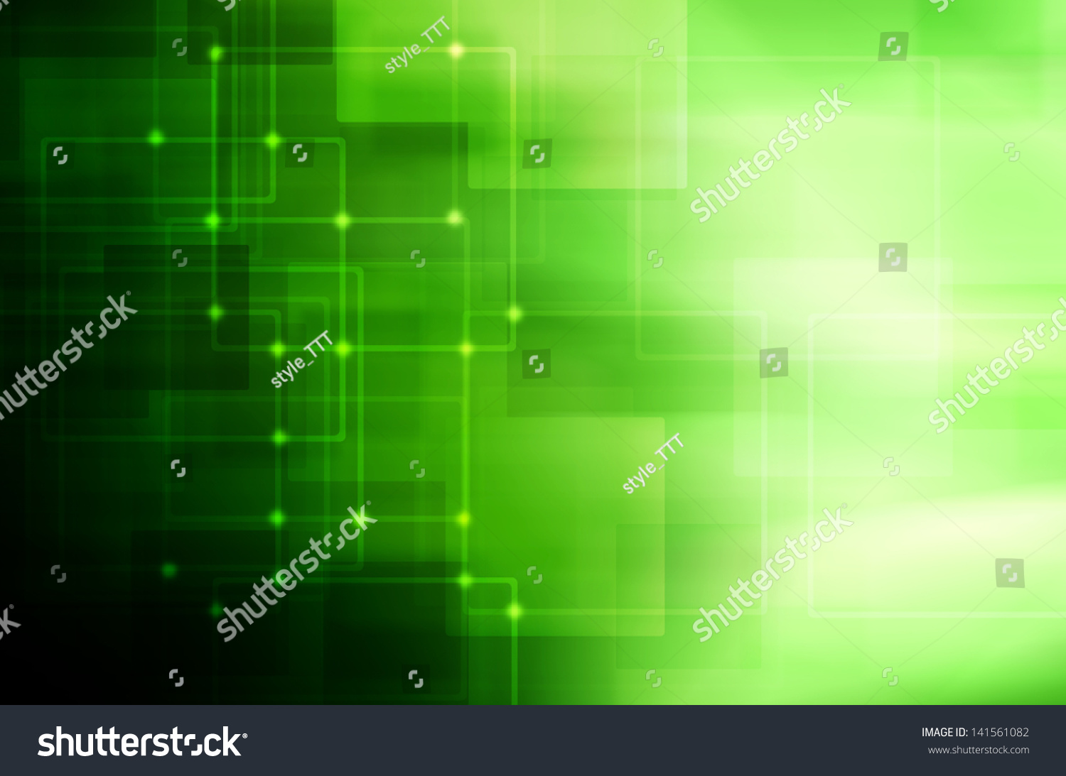 Dark Green Technology Background Stock Illustration 141561082 ...