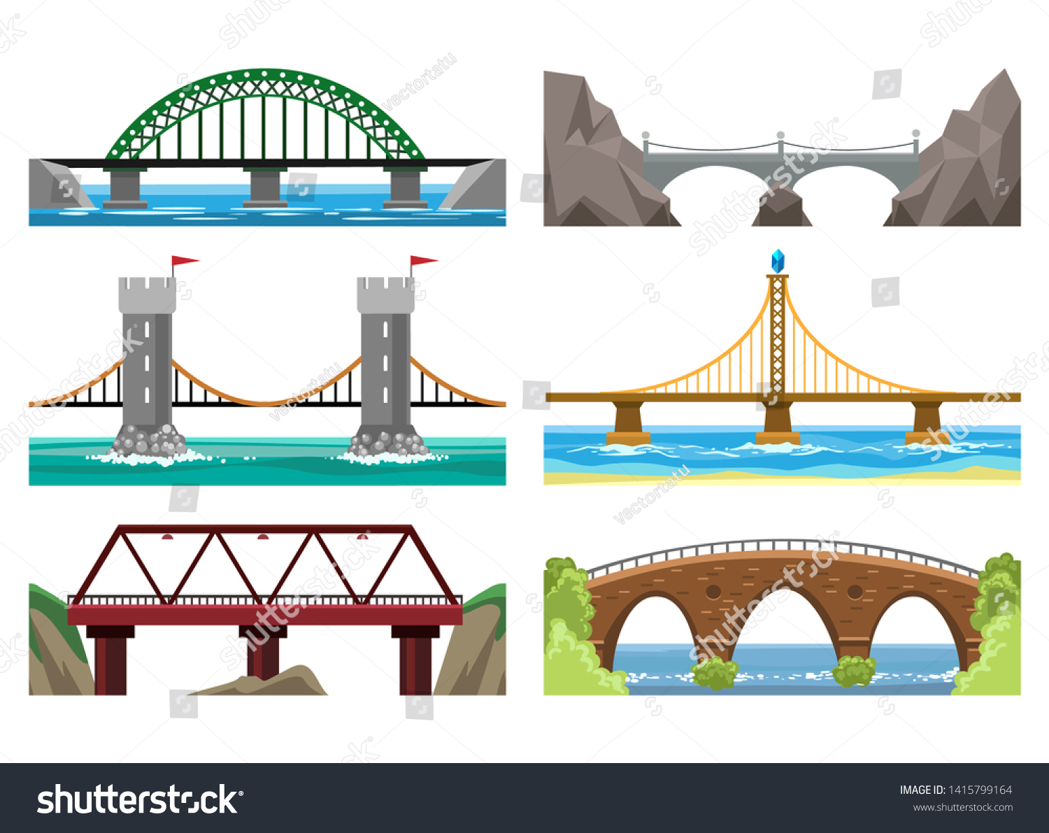 Виды мостов для дошкольников