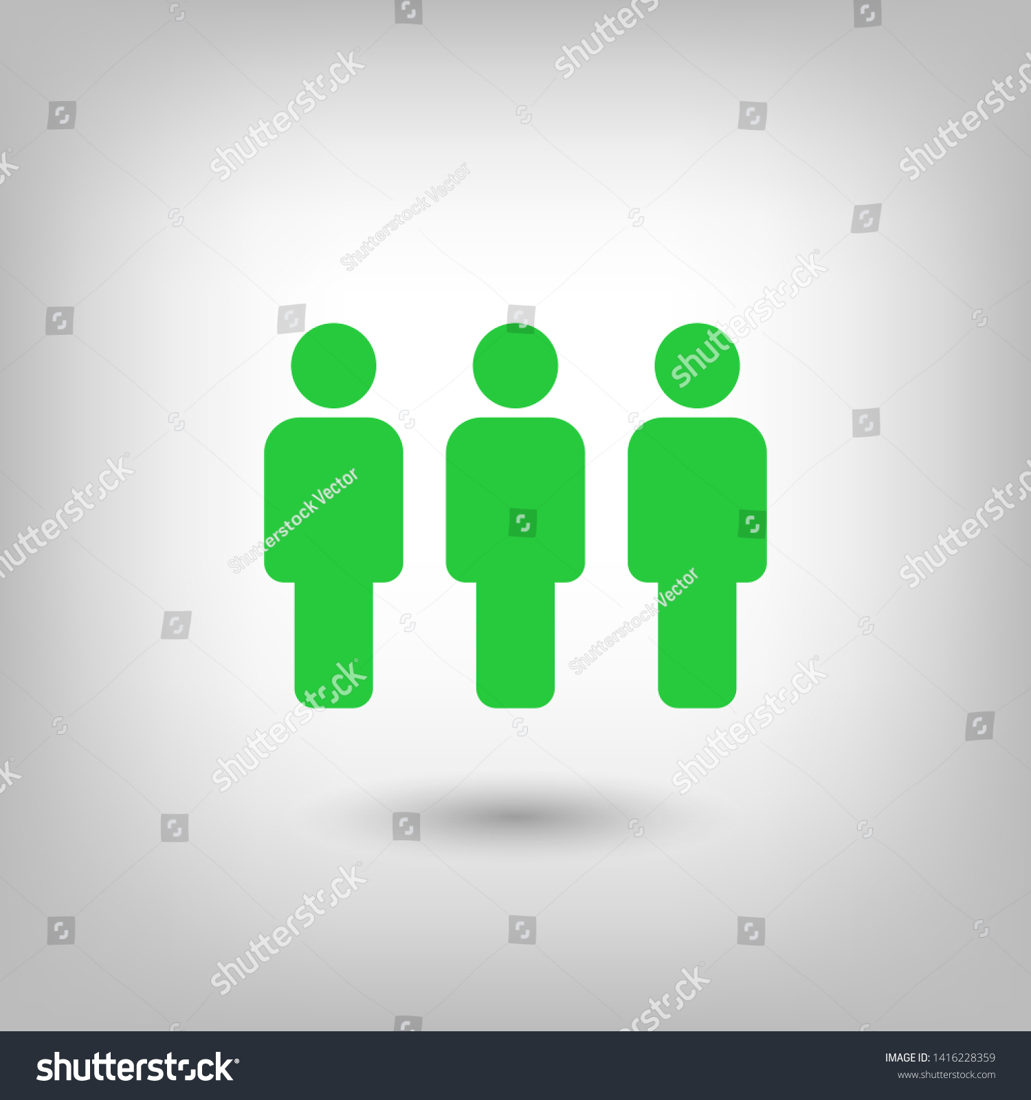 People Vector Icon Person Symbol Work Stock Vector (Royalty Free ...