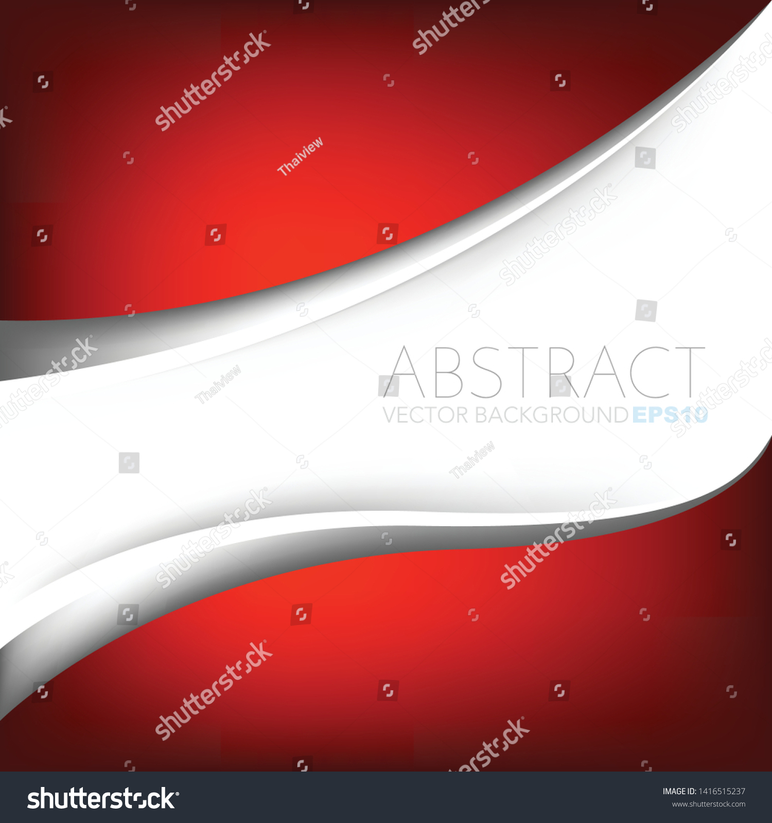 Red Vector Background Curve Line Element Stock Vector (Royalty Free ...