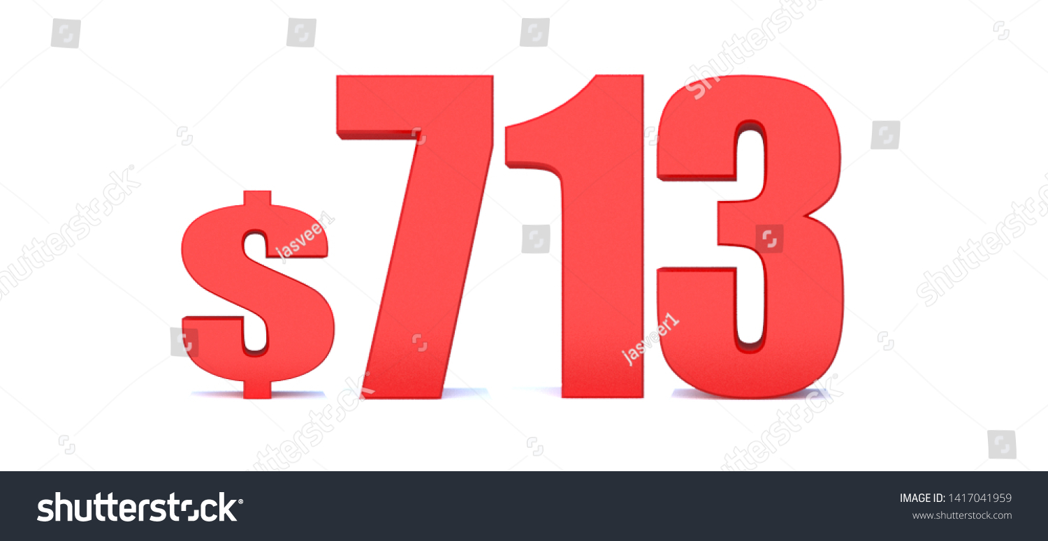 713 Dollar 713 Word On White Stock Illustration 1417041959 | Shutterstock