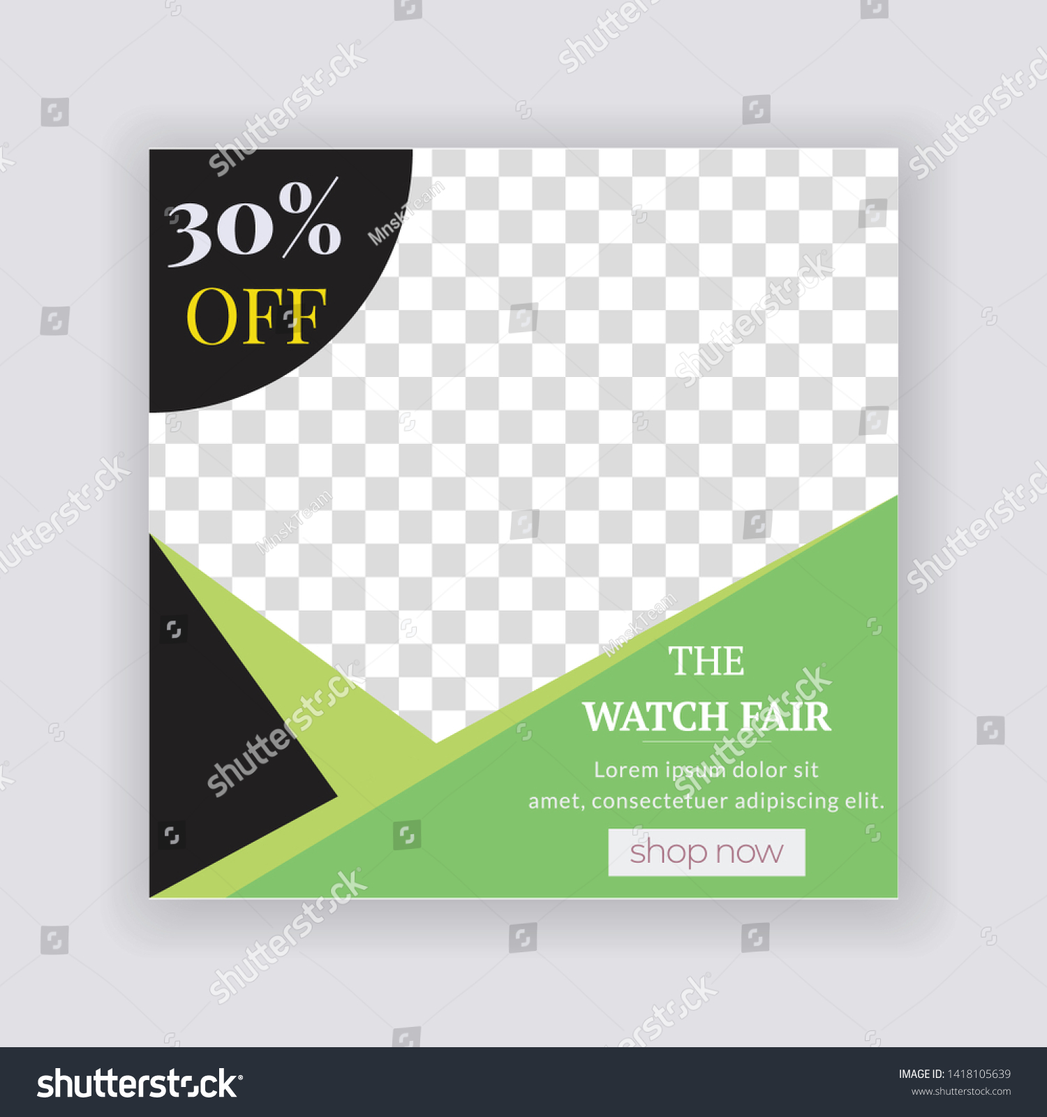 Social Media Banner Template Sale Fashion Stock Vector (Royalty Free ...