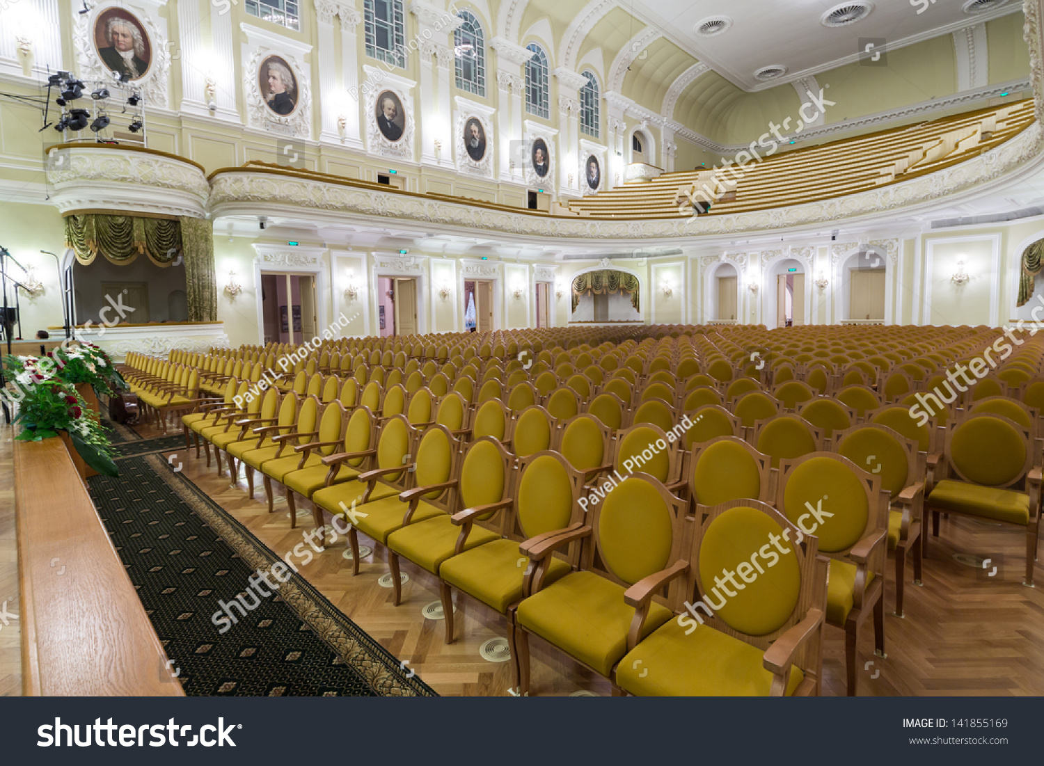 Большой зал консерватории зрительный зал