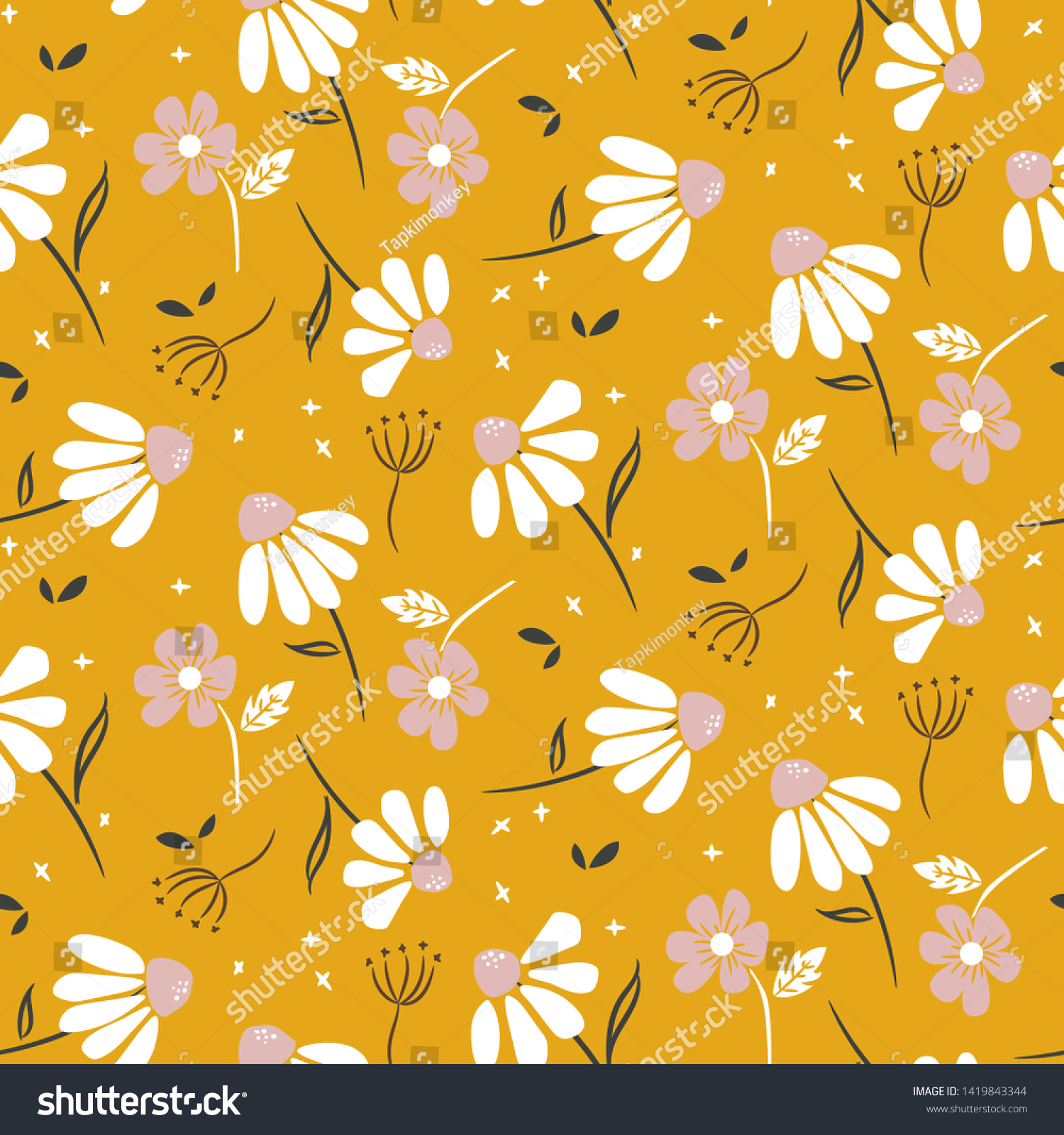 18,379 Mustard Florals Images, Stock Photos & Vectors | Shutterstock