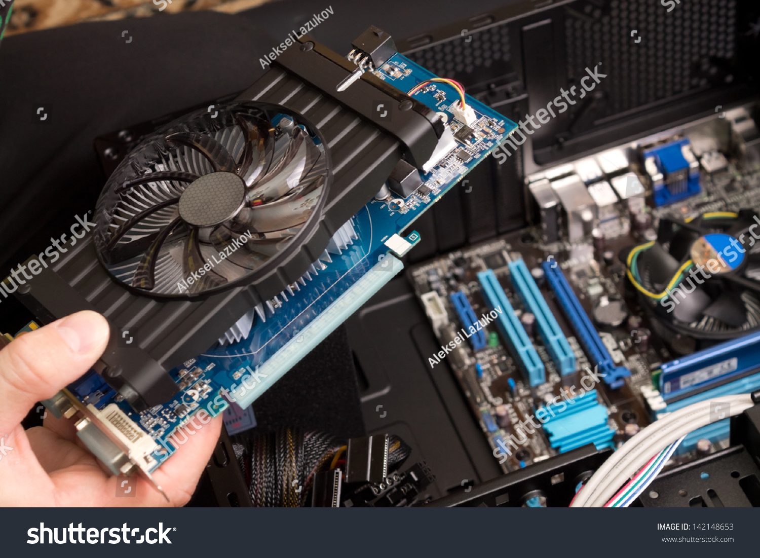 Installing Graphical Processor Unit Stock Photo 142148653 | Shutterstock