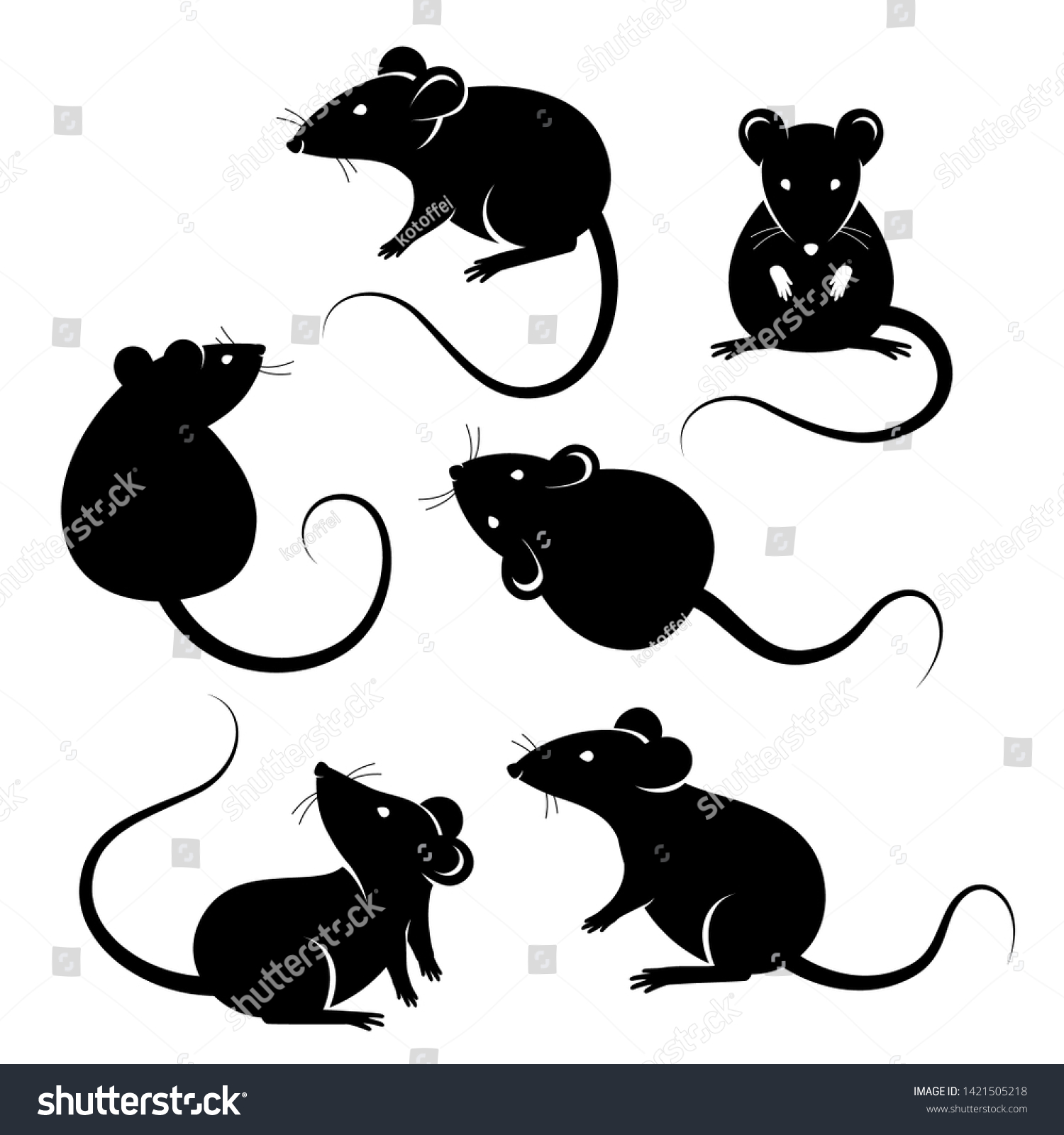Стилизованная крыса