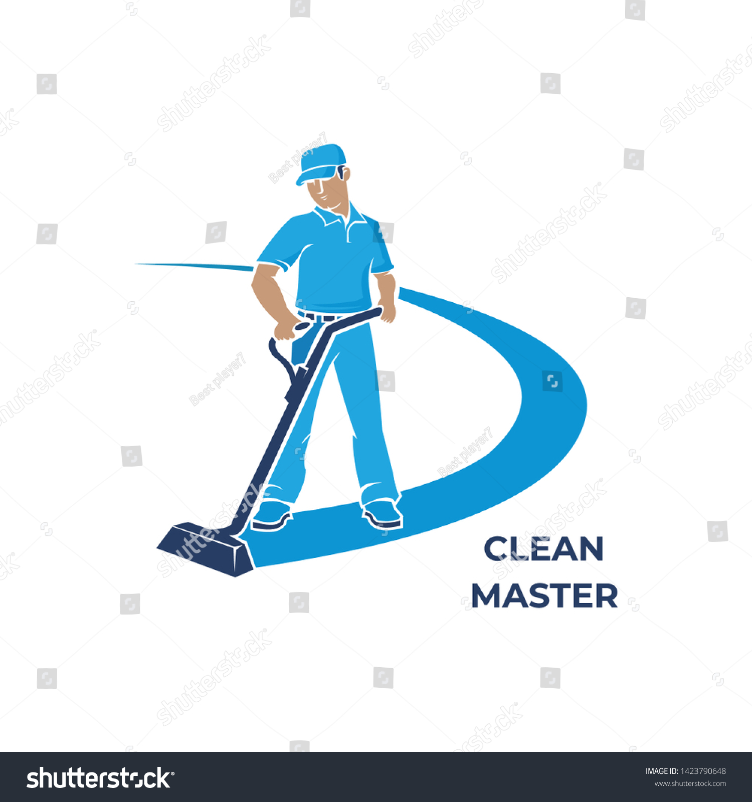 Cleaning House Logo Icon Company Vector Stock Vector (Royalty Free ...