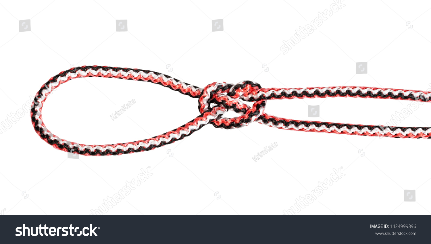 Another Side Crabbers Eye Knot Tied Stock Photo 1424999396 | Shutterstock