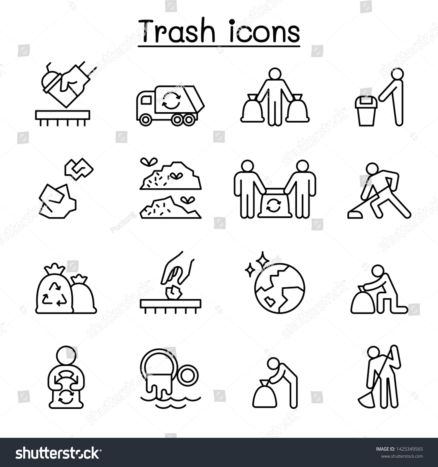 1,548 Wet Trash Icon Images, Stock Photos & Vectors | Shutterstock