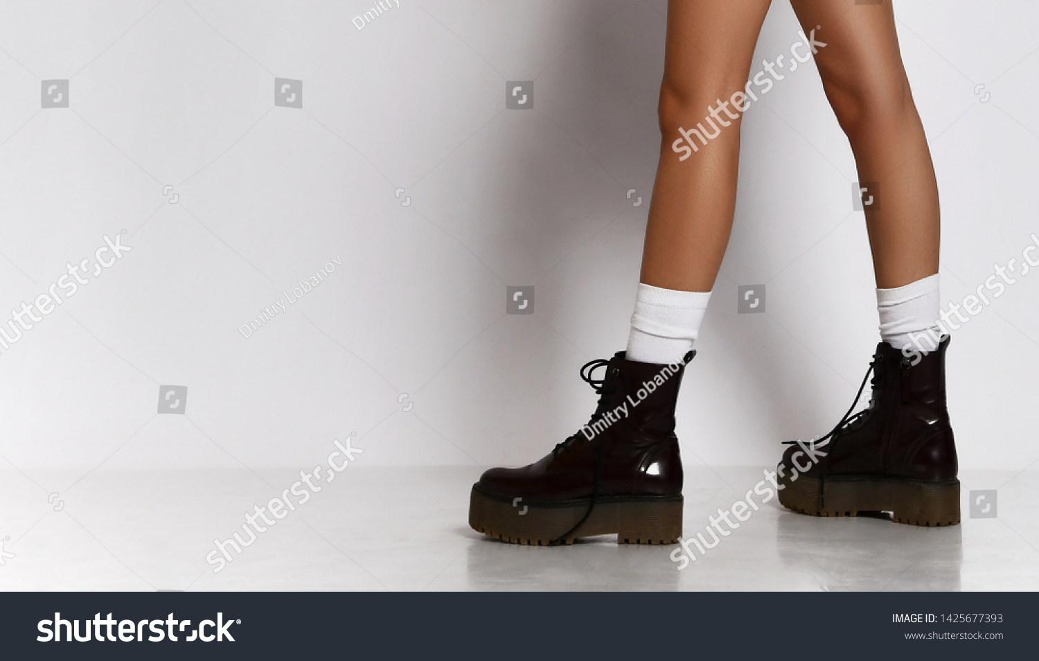 black and white sock booties