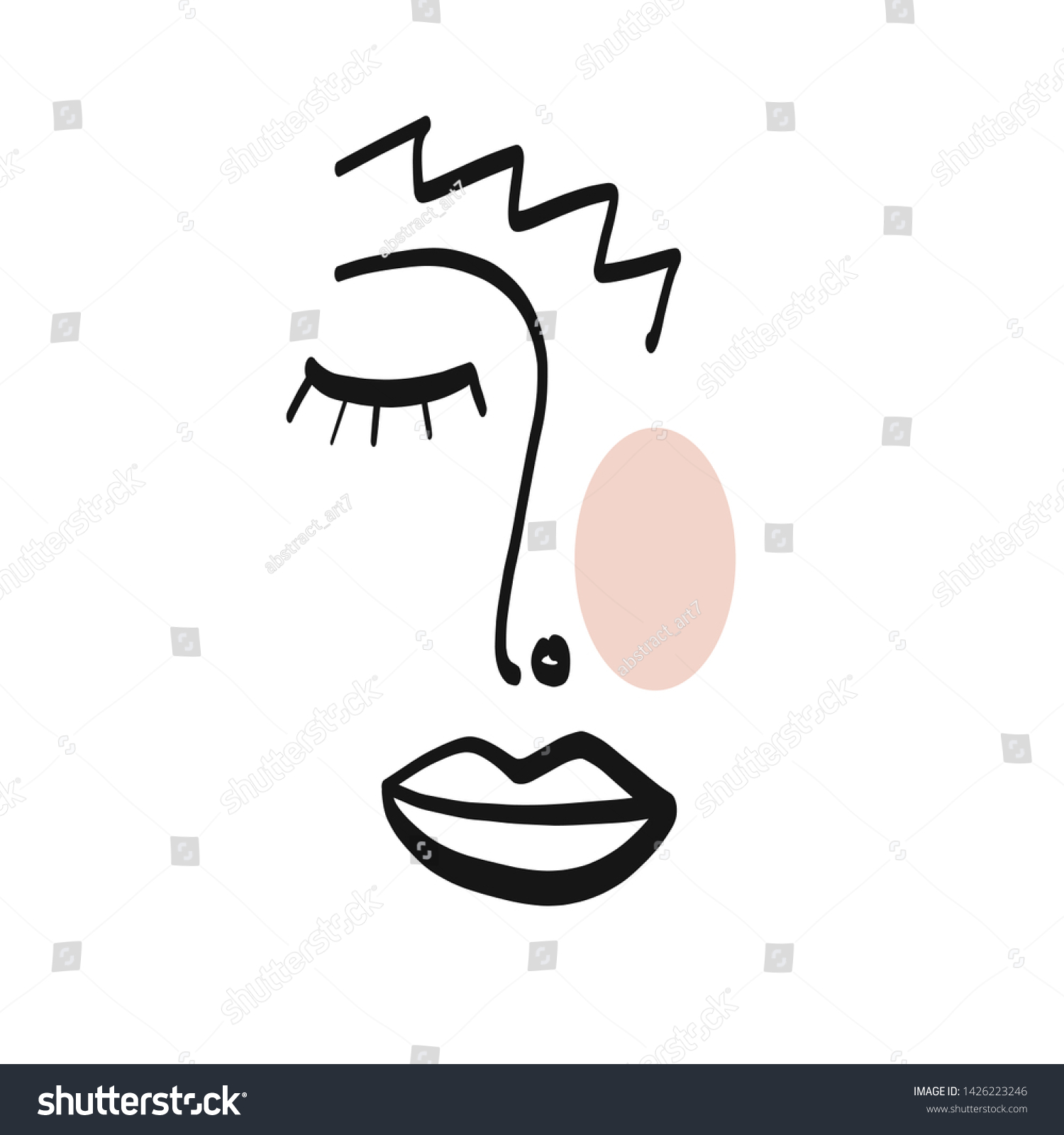 face aesthetic symbol