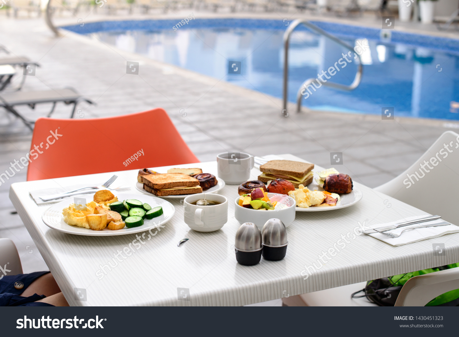 Yogurt Adventurer Generalize Table Set Continental Breakfast Breakfast Hotel Stock Photo 1430451323 |  Shutterstock