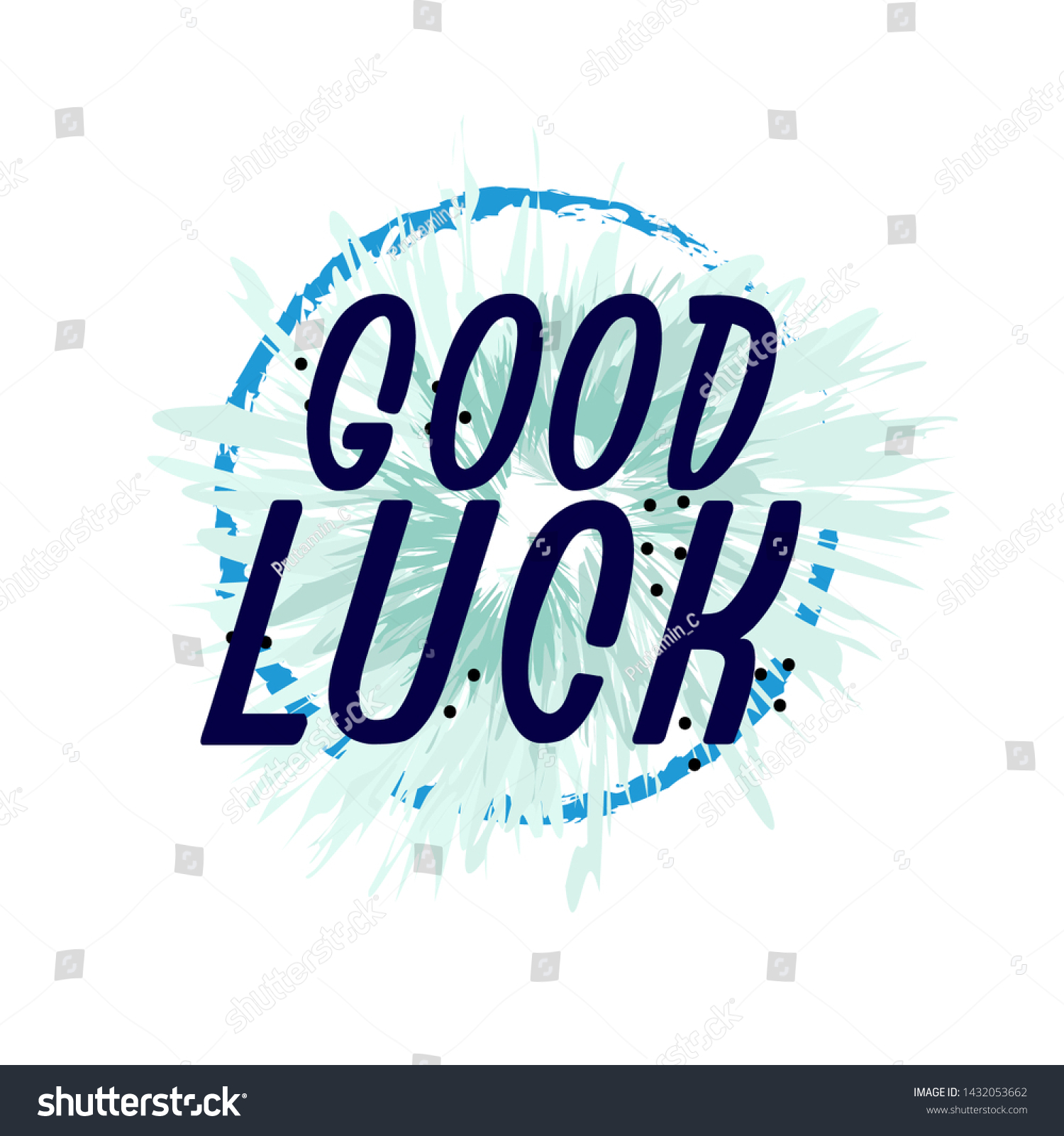 Good Luck Beautiful Greeting Card Background Stock Vector (Royalty Free ...