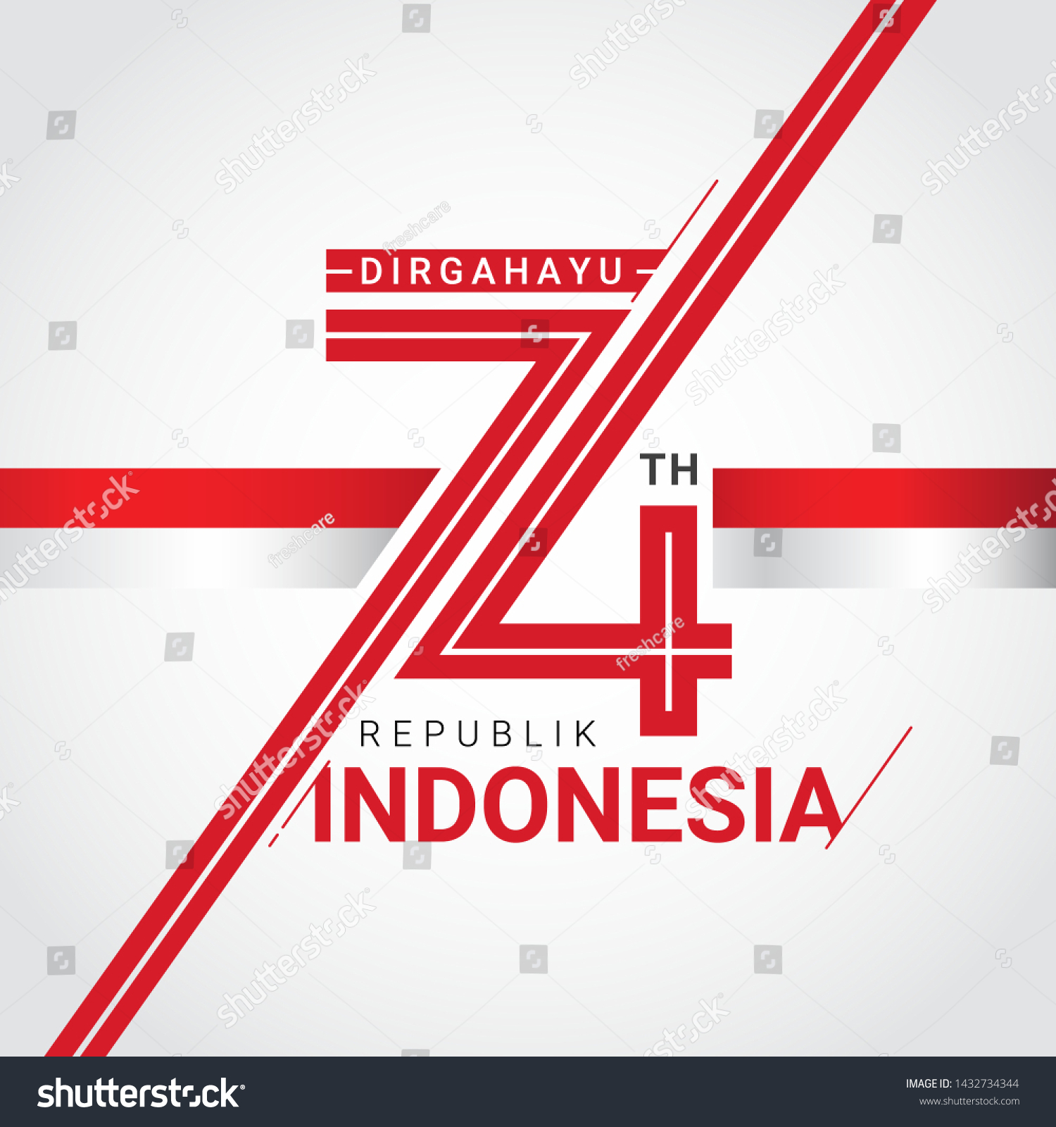 17 August Happy Indonesia Independence Day Stock Vector Royalty Free 1432734344 Shutterstock 6798