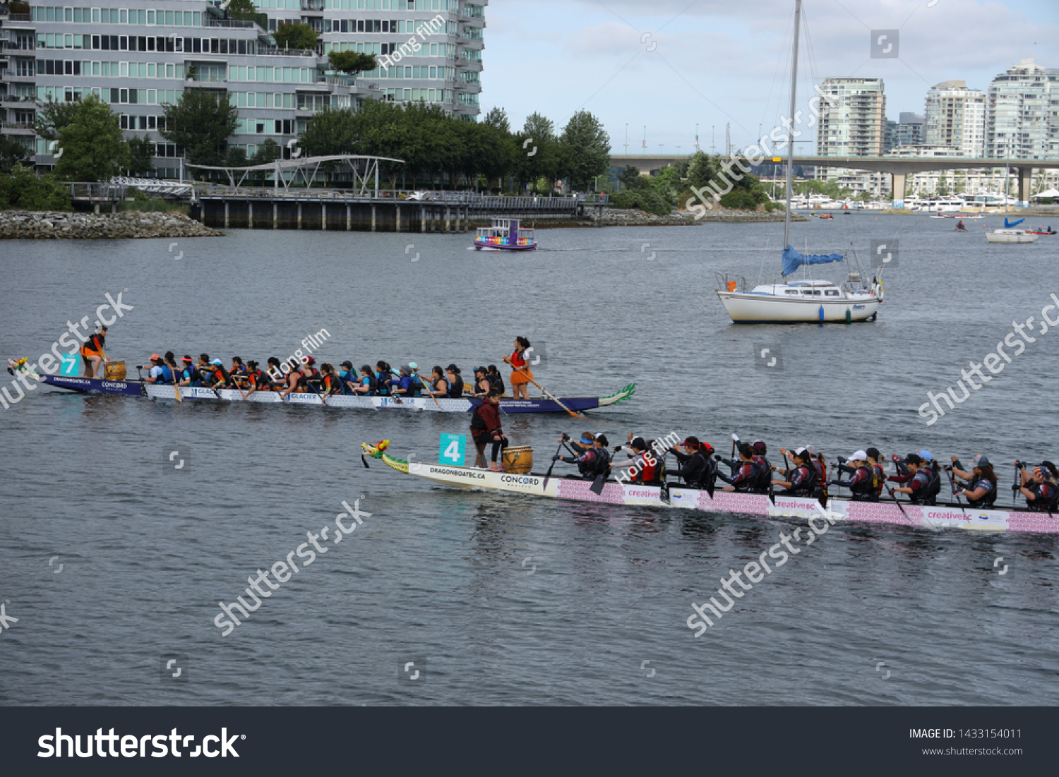 Concord Pacific Dragon Boat Festival Vancouver Stock Photo 1433154011