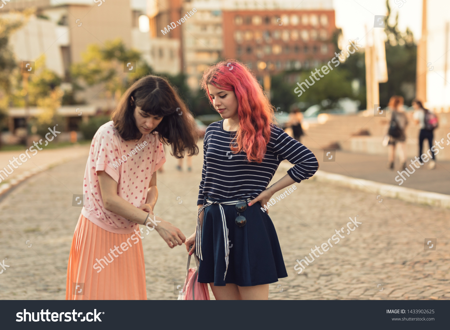 Young Lesbians First Time Having Lesbian Stock Photo 1433902625
