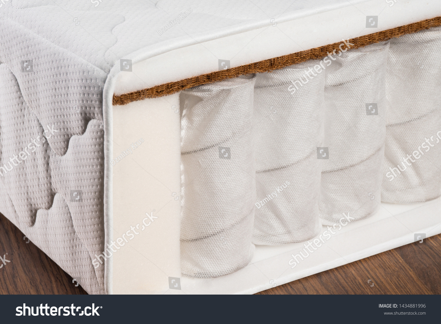 Mattress Mattress Inside Nature Para Latex Stock Photo 1434881996 ...