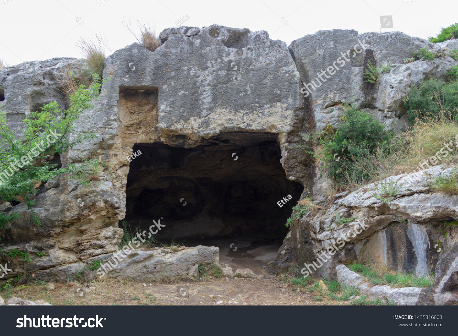 Caves Around Titus Tunnel Samandag Hatay Stock Photo 1435316003 ...