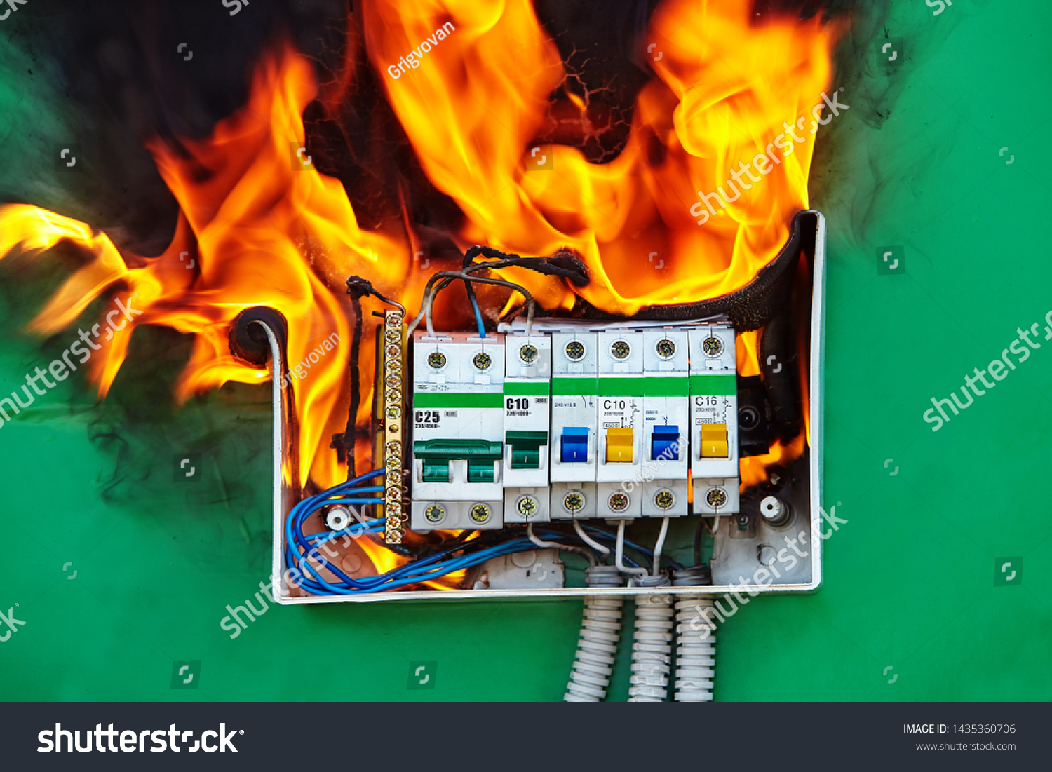 defect-electrical-distribution-panel-circuit-breaker-stock-photo