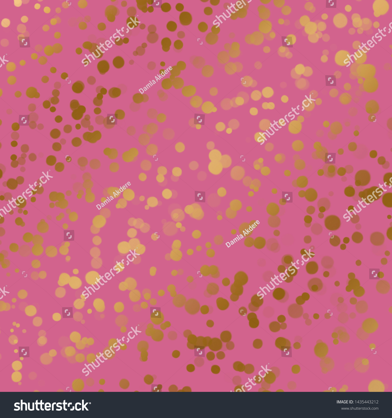 gold dot confetti background