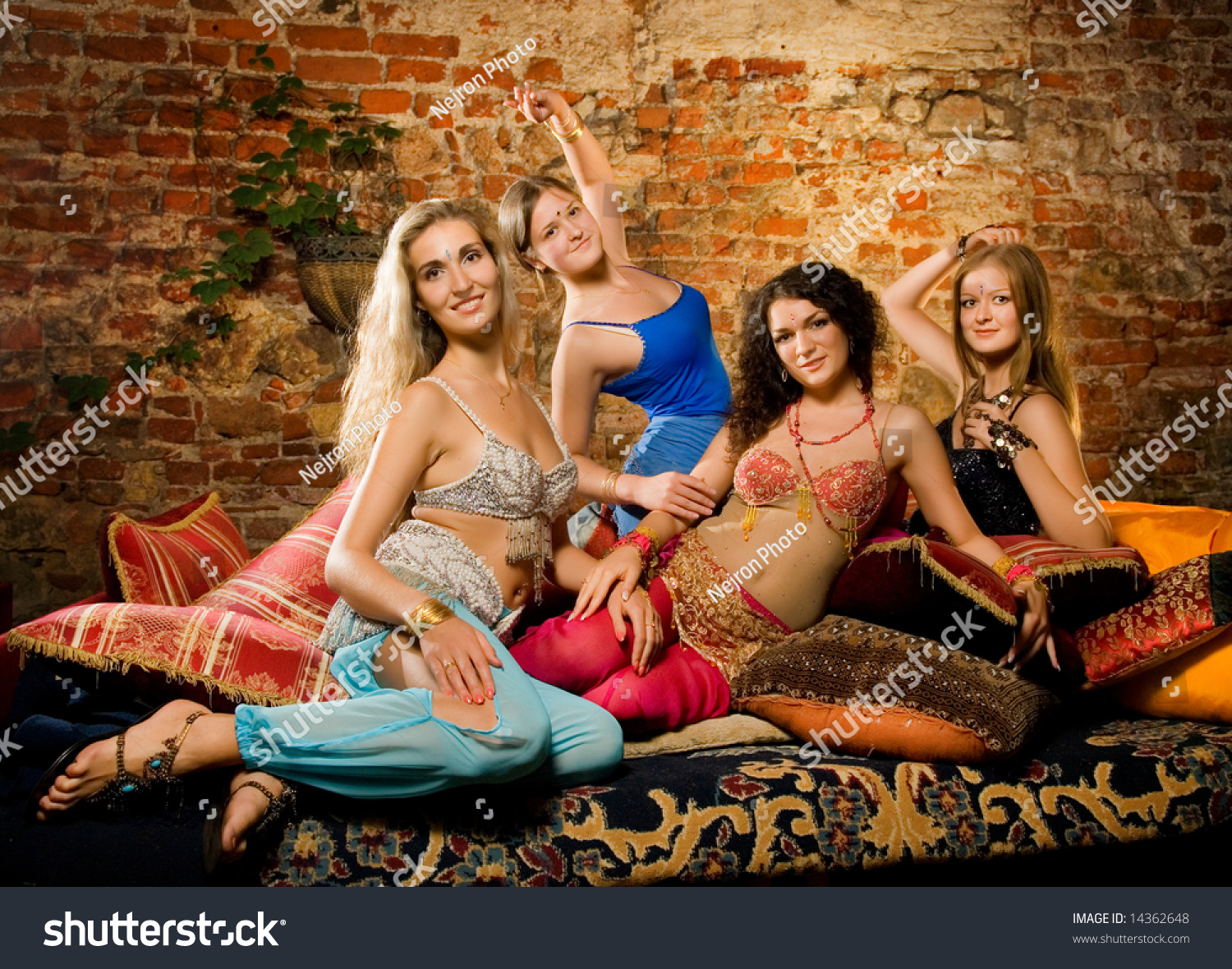 Group Beautiful Women Harem Stock Photo Shutterstock
