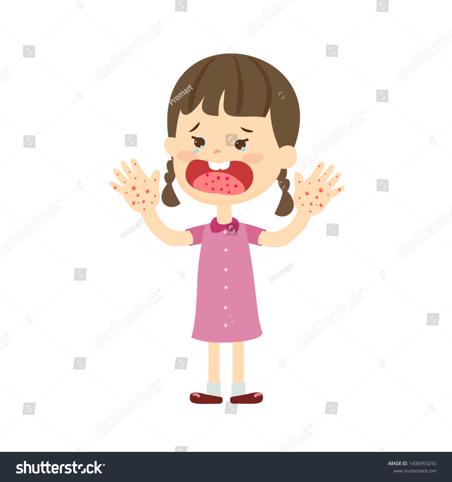 Hand Foot Mouth Disease Thomson Medical Stock Vector (Royalty Free ...