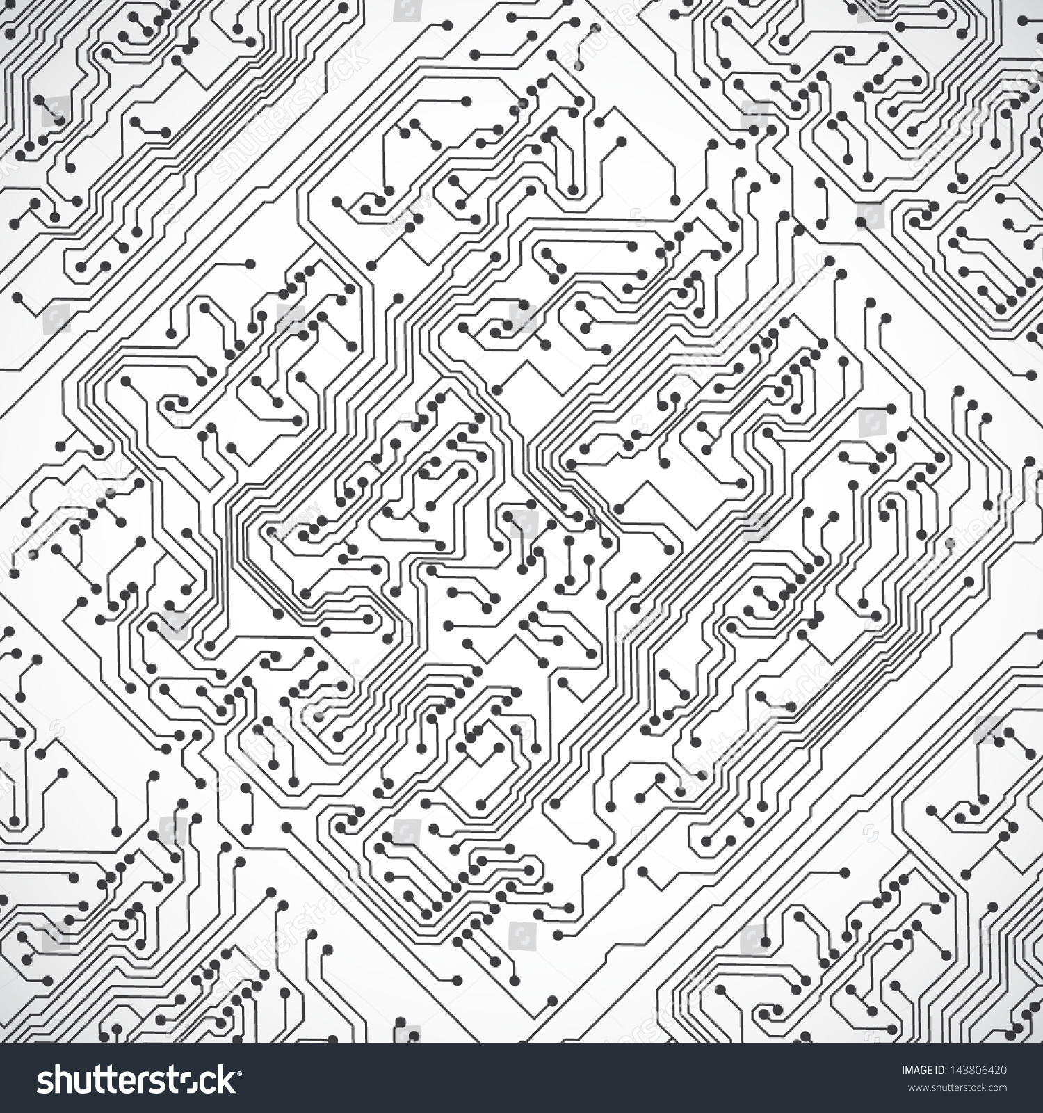 Background Circuit Board Texture Eps10 Vector Stock Vector (Royalty ...