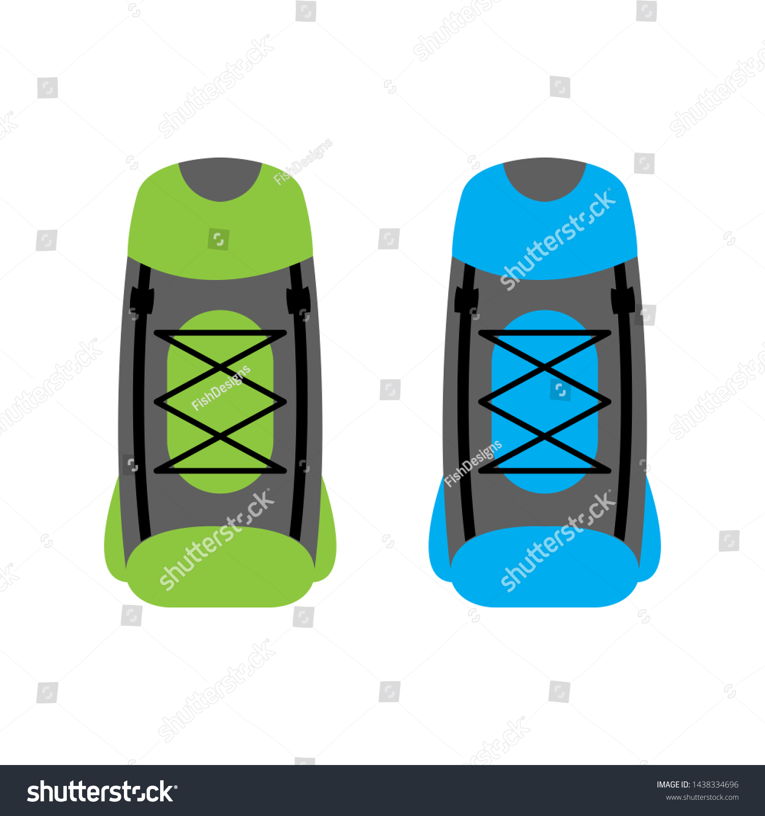 Set Backpack Icons: Stockvektorkép (jogdíjmentes) 1438334696 | Shutterstock