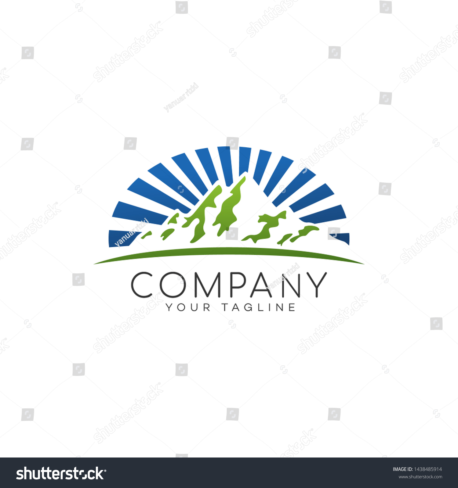 Mountain Outdoor Logo Vector Concept Stock Vector (Royalty Free ...