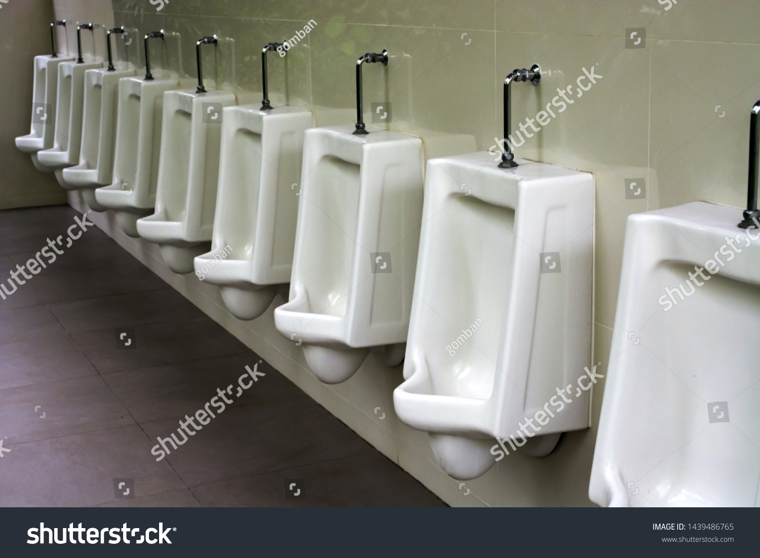 Men Public Toilet Restroom Male Gents Stock Photo 1439486765 