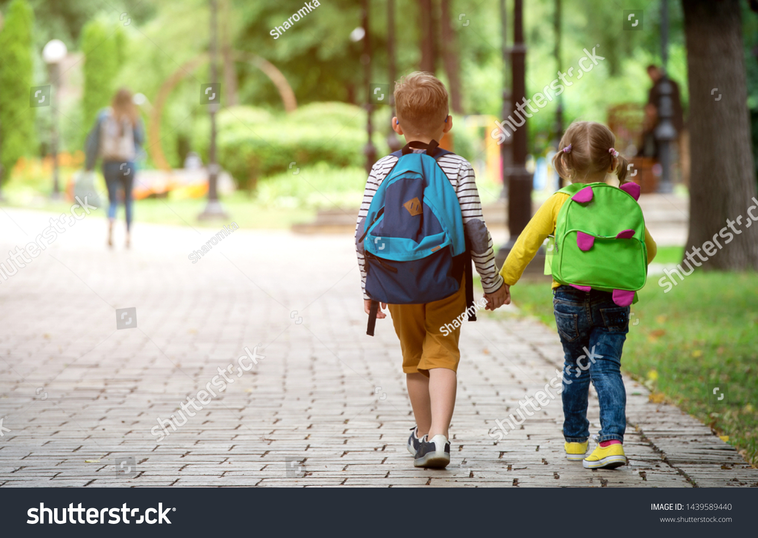 Back School Happy Children Ready Primary Stock Photo 1439589440 ...