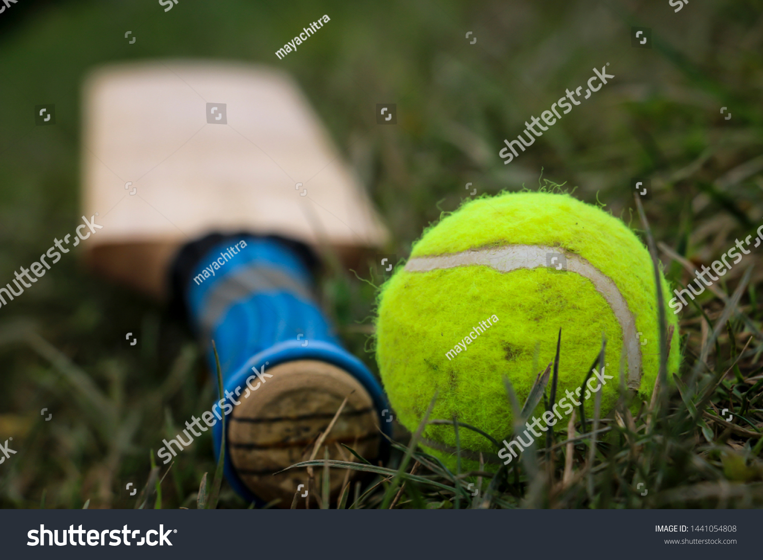 bat and tennis ball