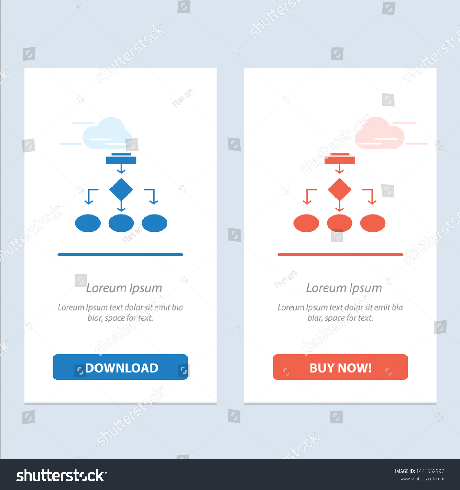 Flowchart Algorithm Business Data Architecture Scheme: vetor stock ...