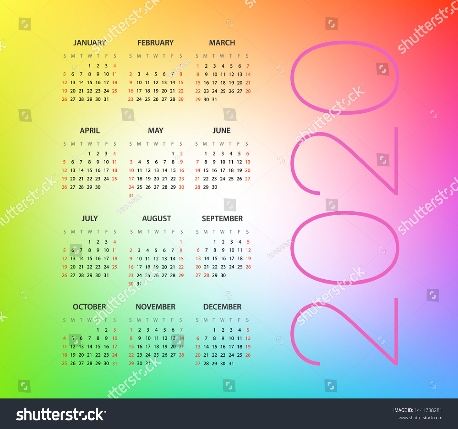 2025-2025 School Year Calendar Template