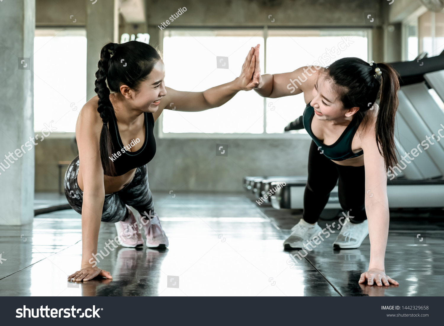 Lesbian At Gym