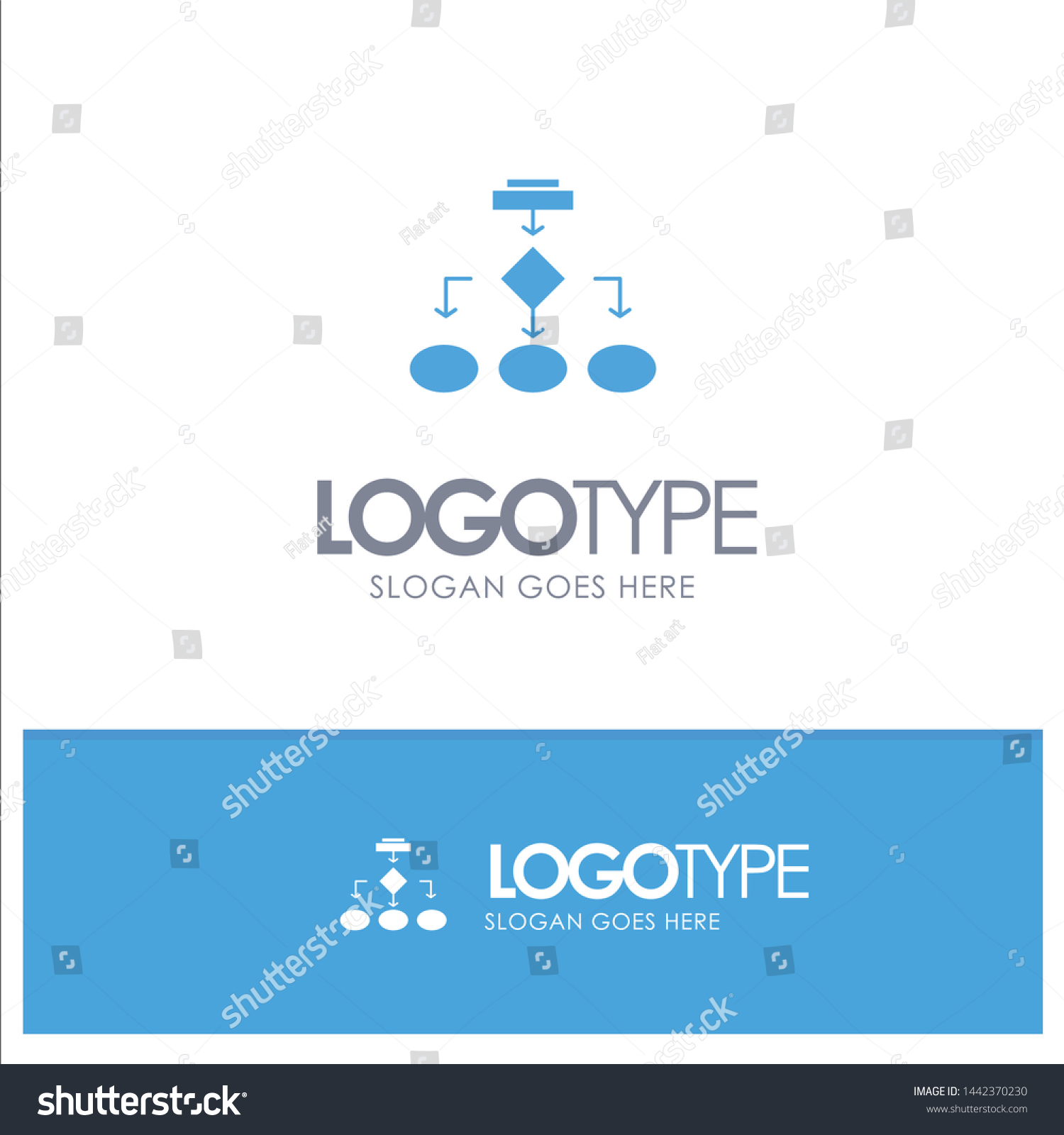 Flowchart Algorithm Business Data Architecture Scheme: เวกเตอร์สต็อก ...