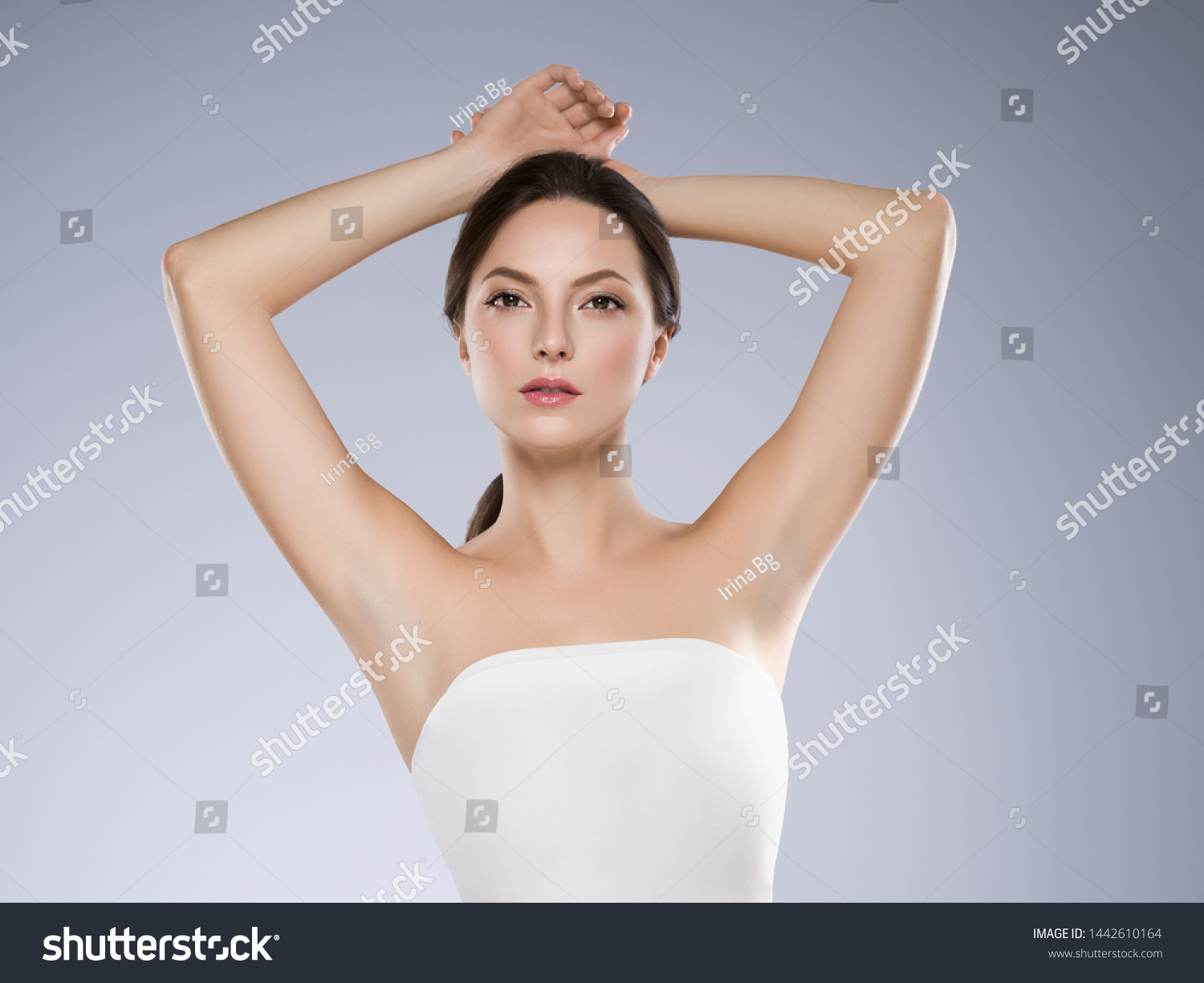 Armpit Woman Depilation Concept Hand Clean Stock Photo Shutterstock