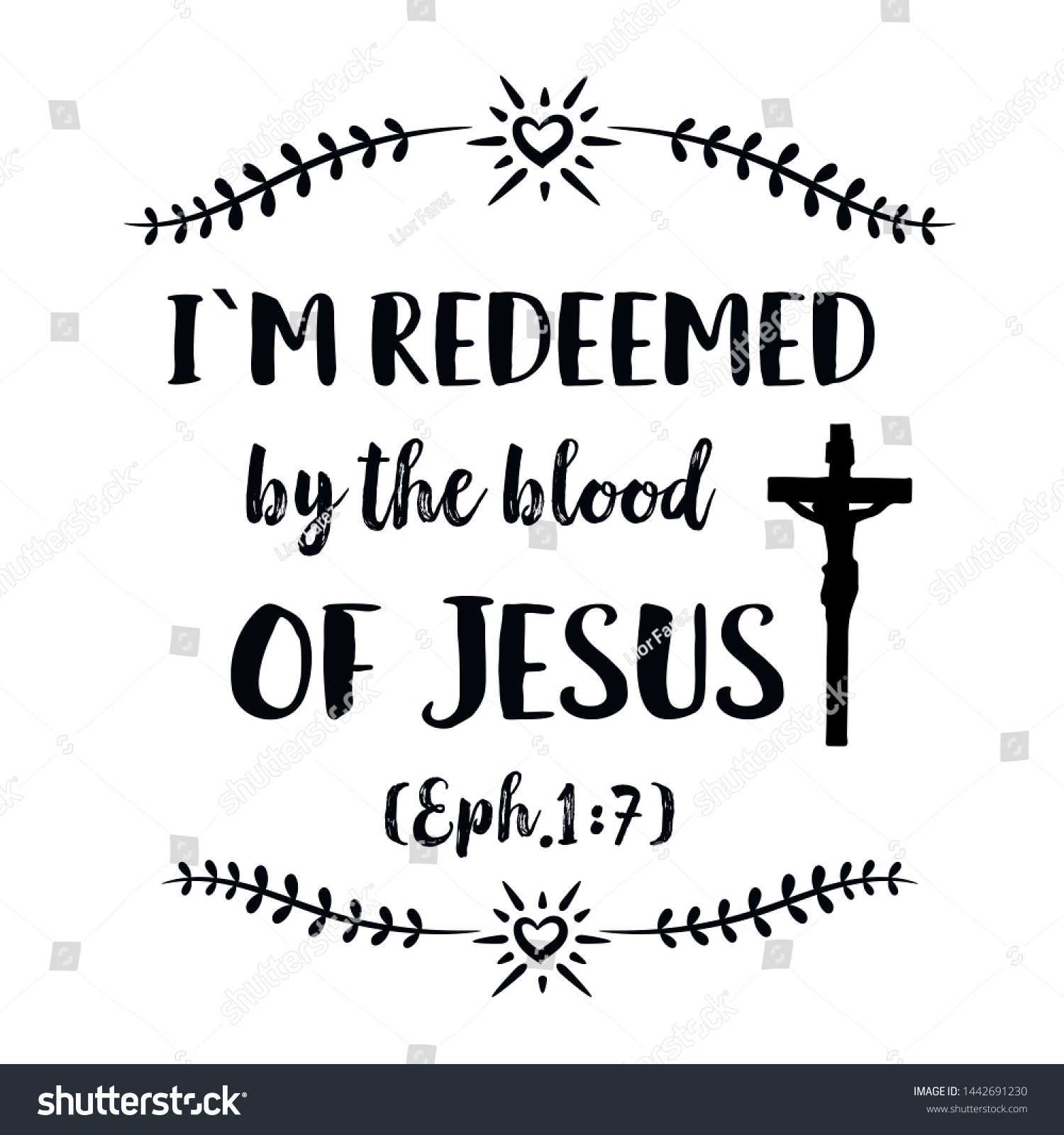The Blood Of Jesus Quotes Christian Inspirational Bible Quote Redeemed By Stock Vector (Royalty Free) 1442691230 | Shutterstock The Blood Of Jesus Quotes Christian Inspirational Bible Quote Redeemed By Stock Vector (Royalty Free) 1442691230 | Shutterstock