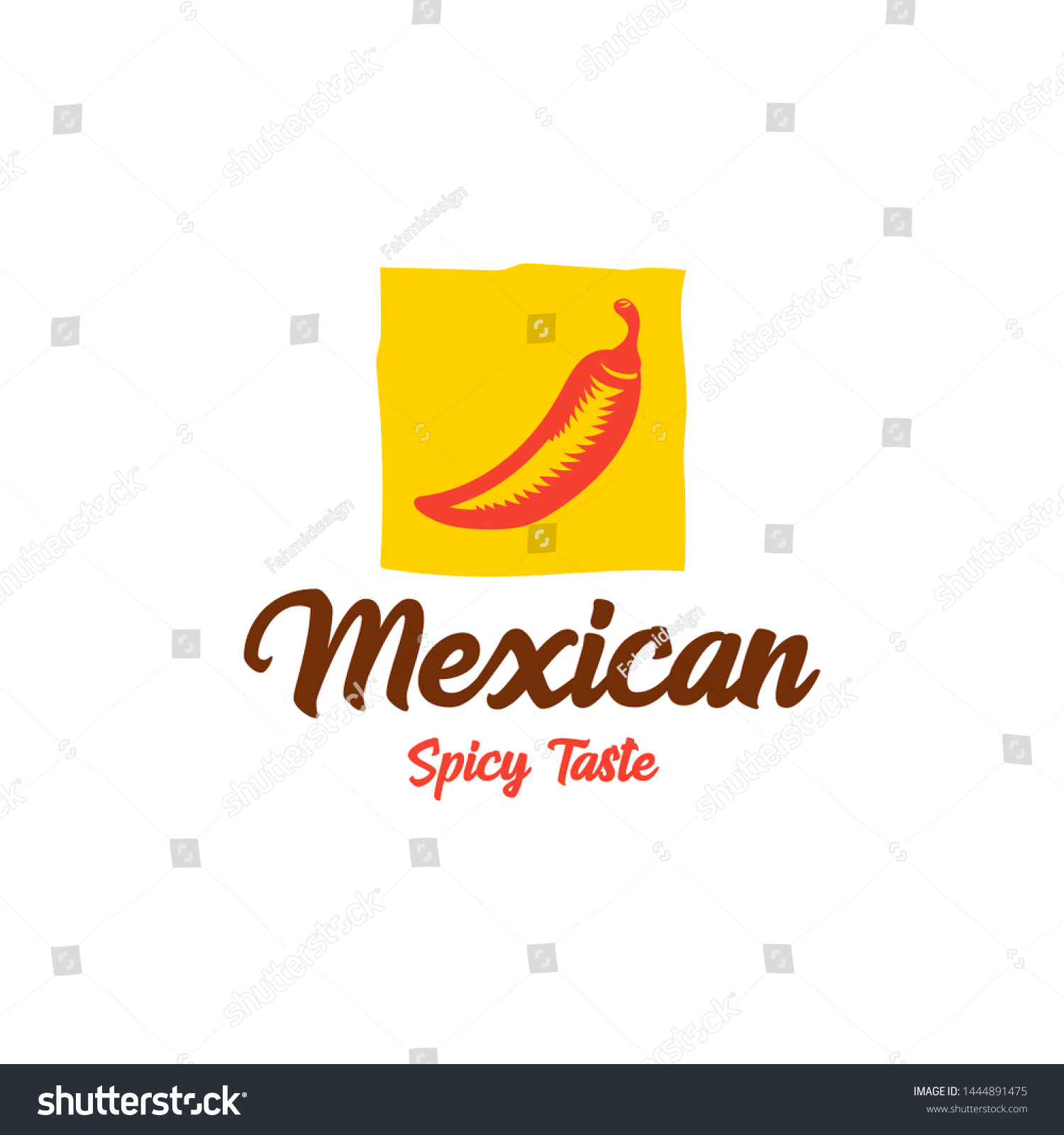 Vector Colorful Mexican Food Logo Mexican Stock Vector (Royalty Free ...