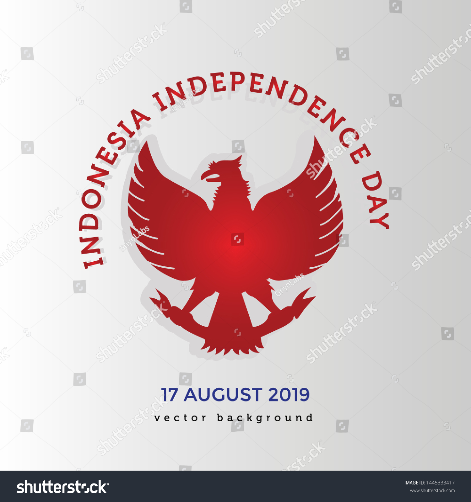 17 August Indonesia Happy Independence Day Stock Vector (Royalty Free ...