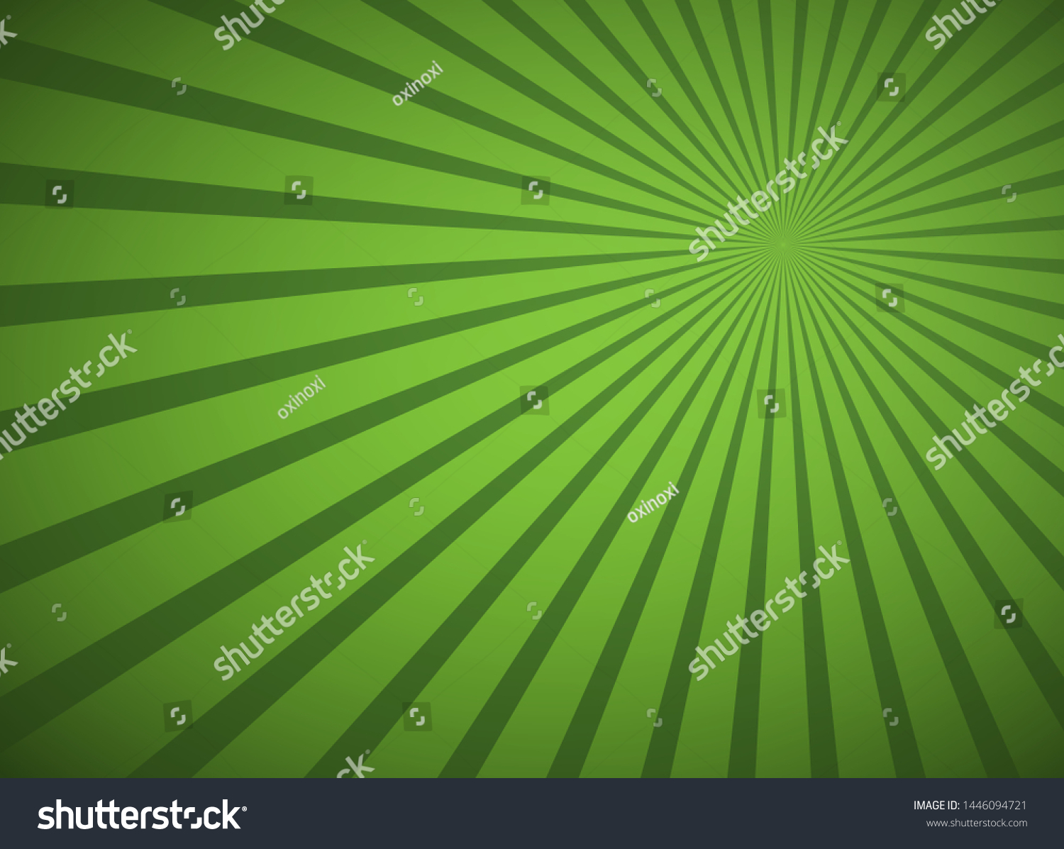 Green Abstract Lines Background Radial Rays Stock Vector (Royalty Free ...