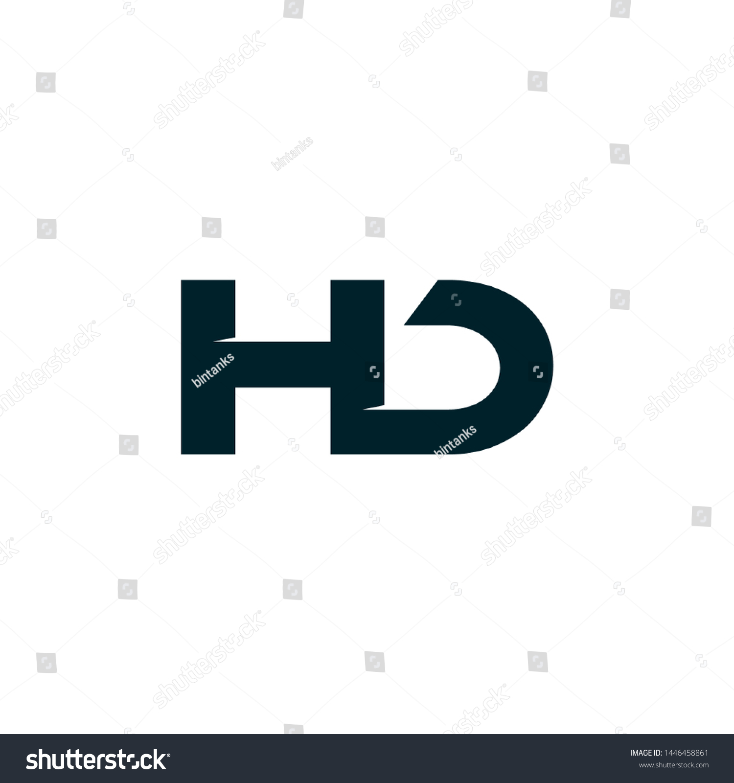 Initial Hd Logo Concept Abstract Hd Stock Vector (Royalty Free ...